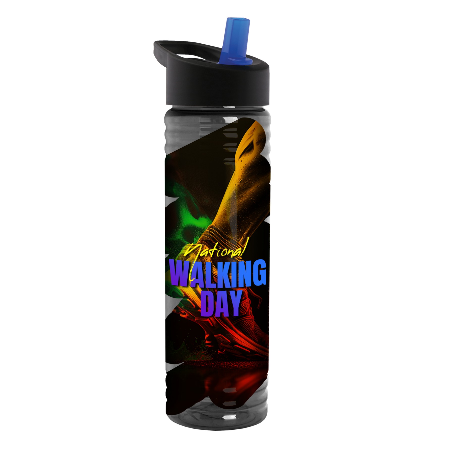 Picture of Garyline® Slim Fit Bottle with Flip-Straw Lid - 24 oz.