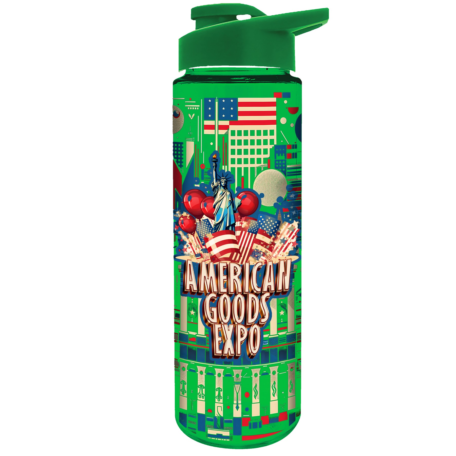 Picture of Garyline® Freedom Tritan® Bottle with Drink-Thru Lid - 28 oz.
