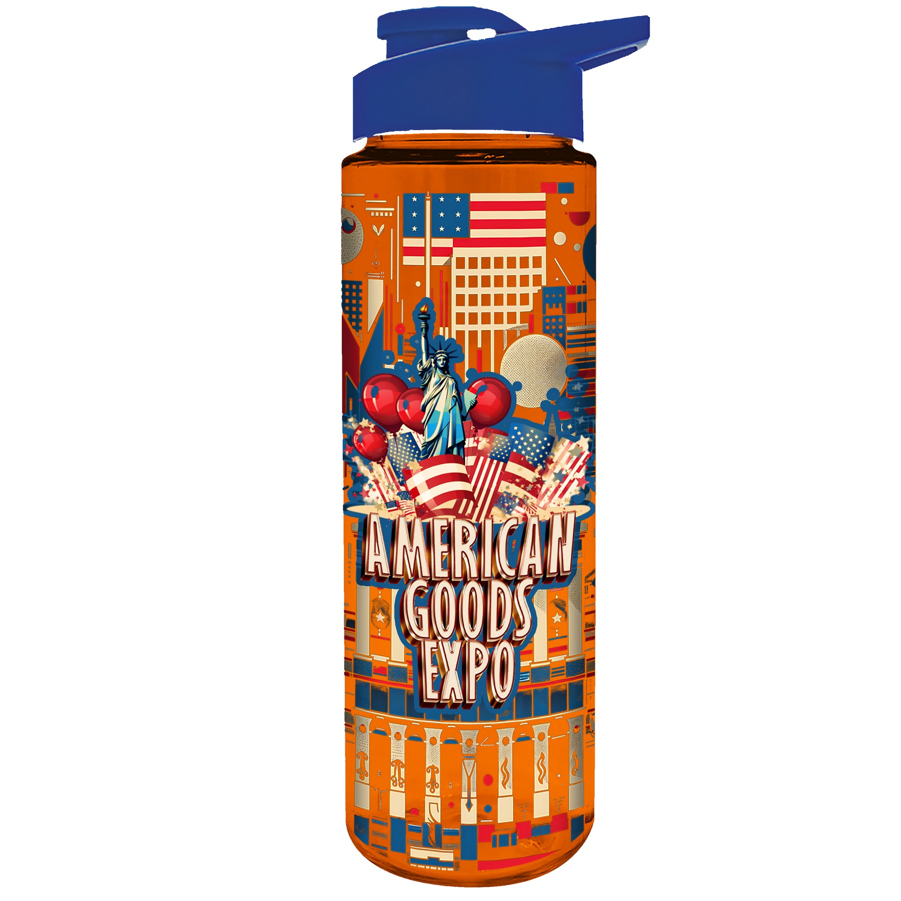 Picture of Garyline® Freedom Tritan® Bottle with Drink-Thru Lid - 28 oz.