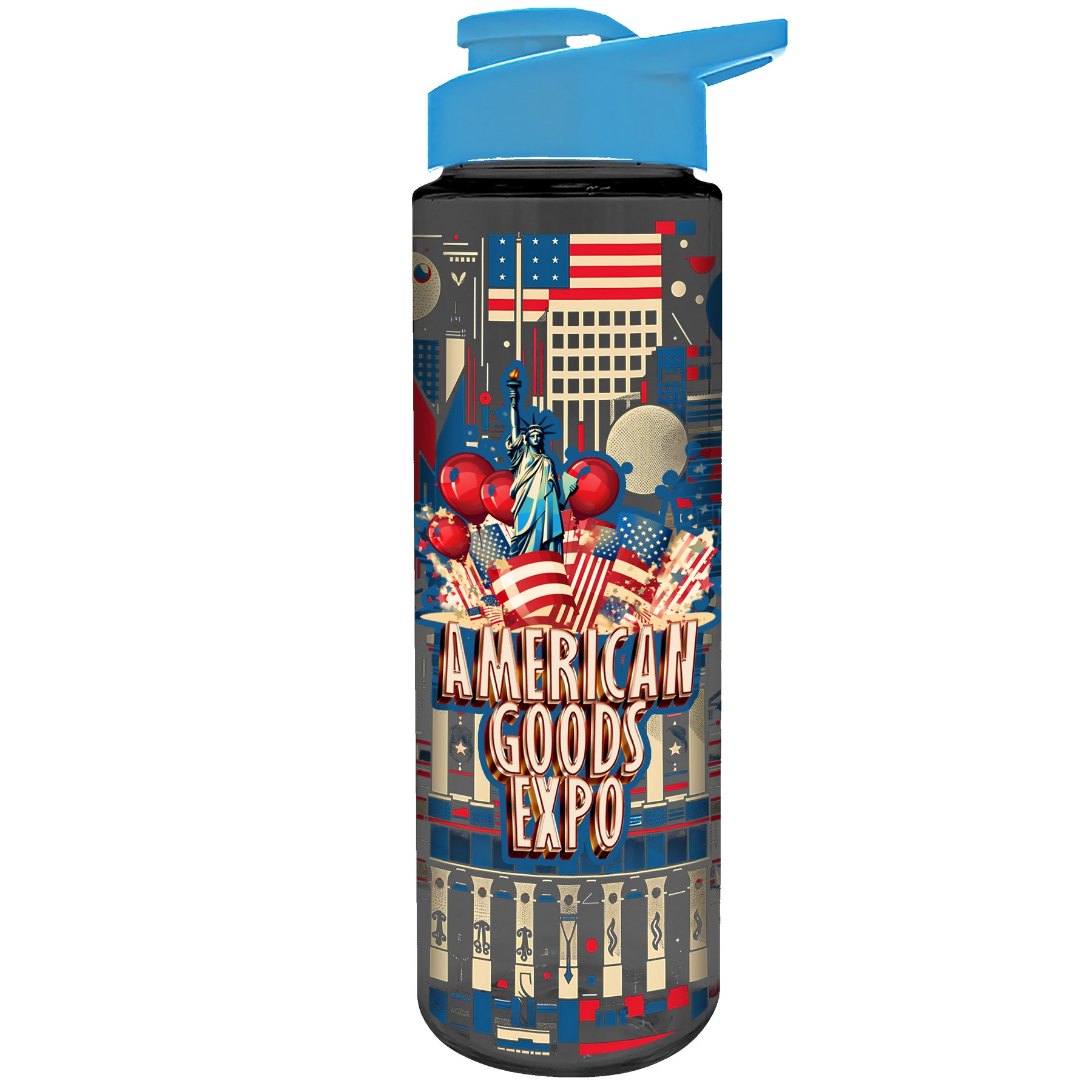 Picture of Garyline® Freedom Tritan® Bottle with Drink-Thru Lid - 28 oz.