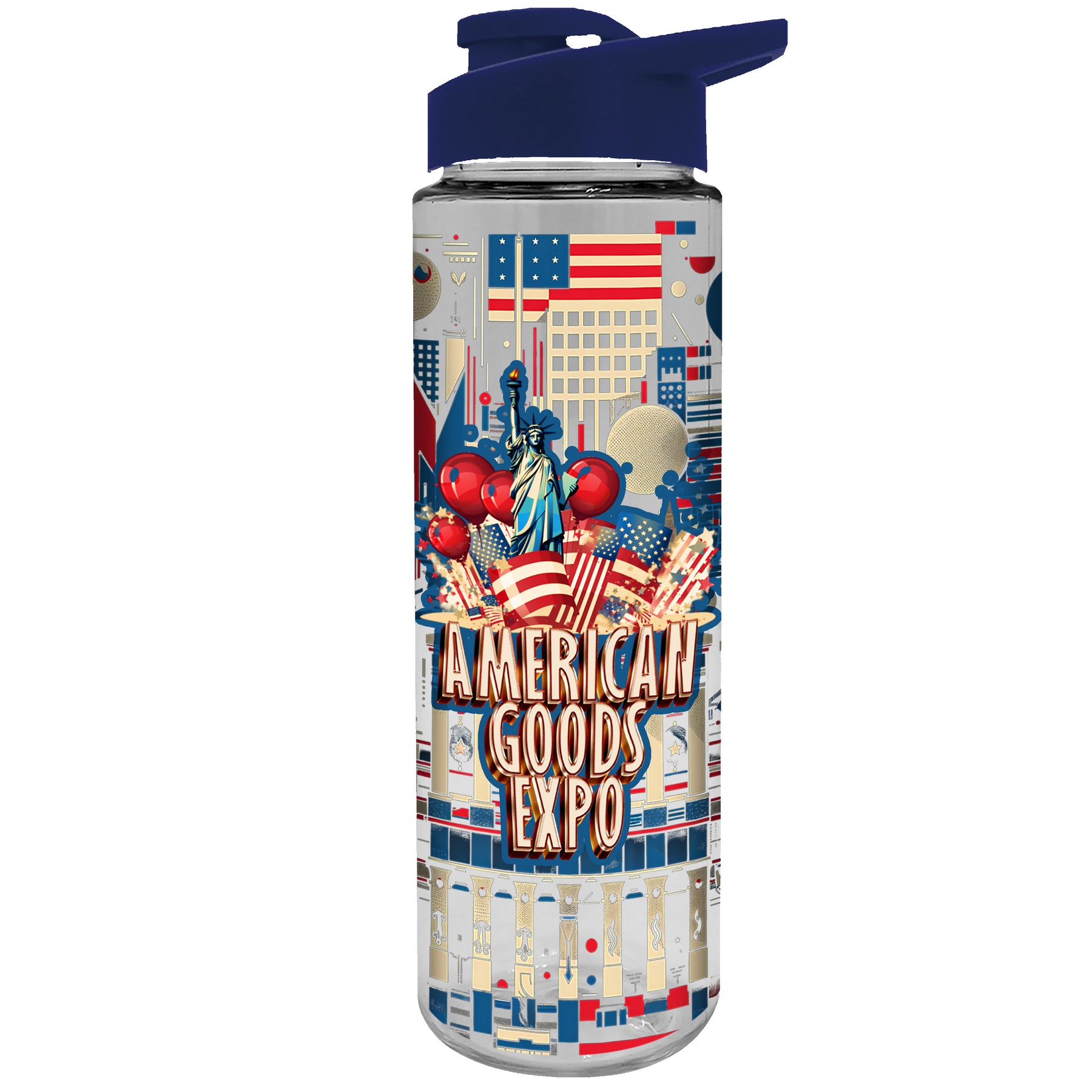 Picture of Garyline® Freedom Tritan® Bottle with Drink-Thru Lid - 28 oz.