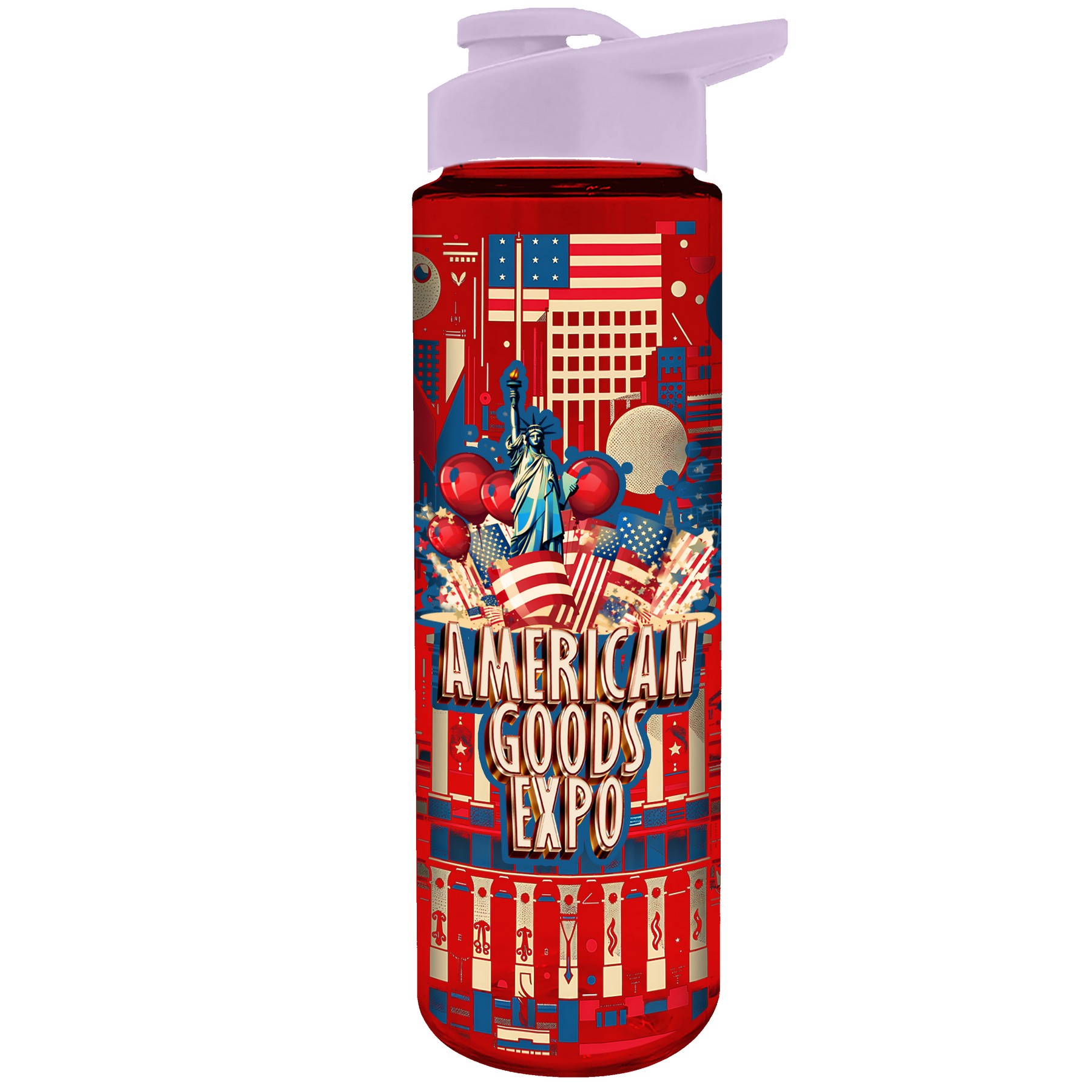 Picture of Garyline® Freedom Tritan® Bottle with Drink-Thru Lid - 28 oz.
