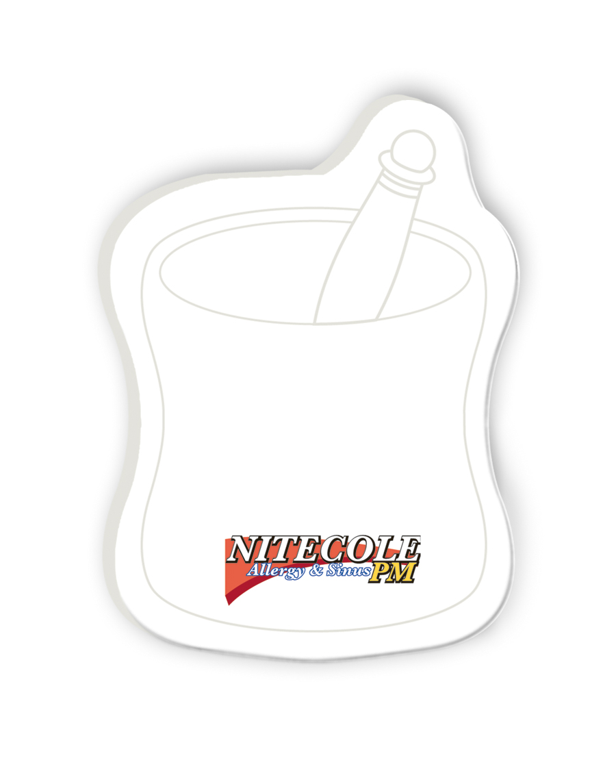 Picture of Souvenir® Sticky Note™ 4" x 3" Die Cut Pad, 25 sheet