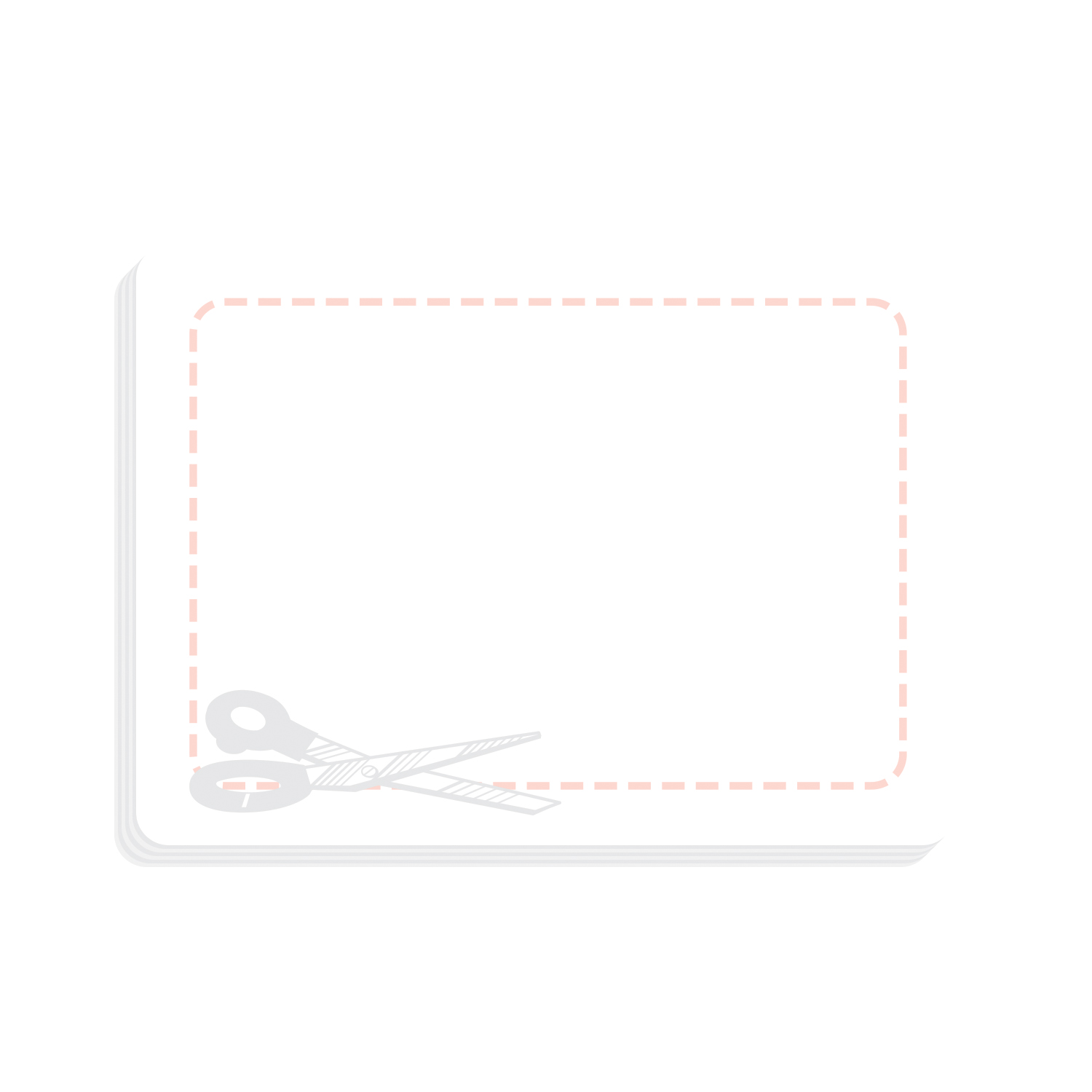 Picture of Souvenir® Sticky Note™ 4" x 3" Die Cut Pad, 25 sheet