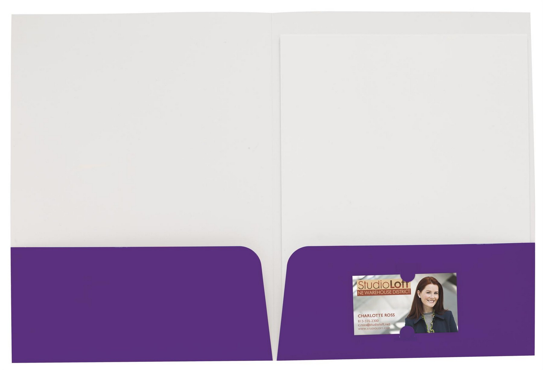 Picture of Good Value™ Gloss Paper Folder