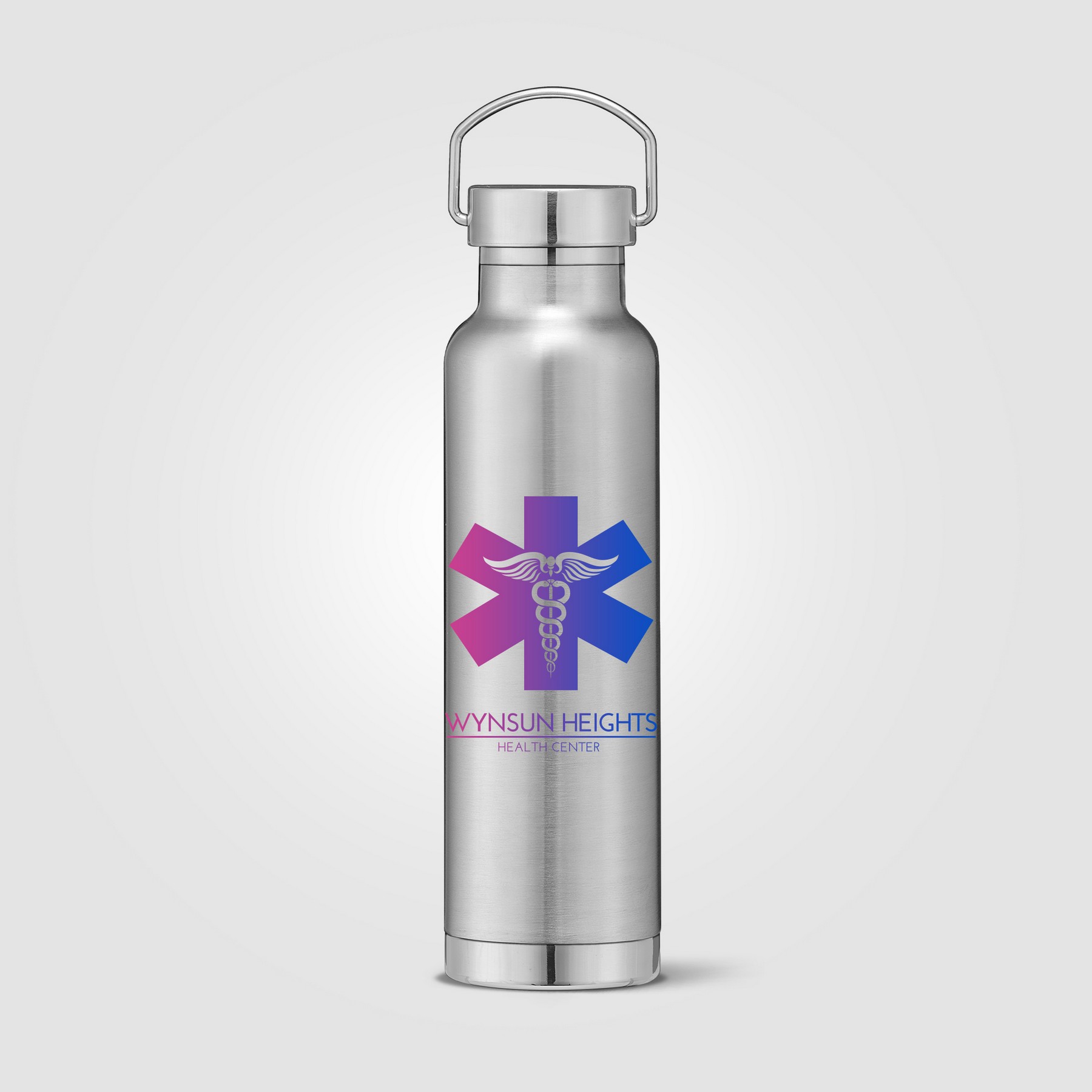 Picture of Apollo - 23 oz. Double Wall Stainless Steel Water Bottle with Lid