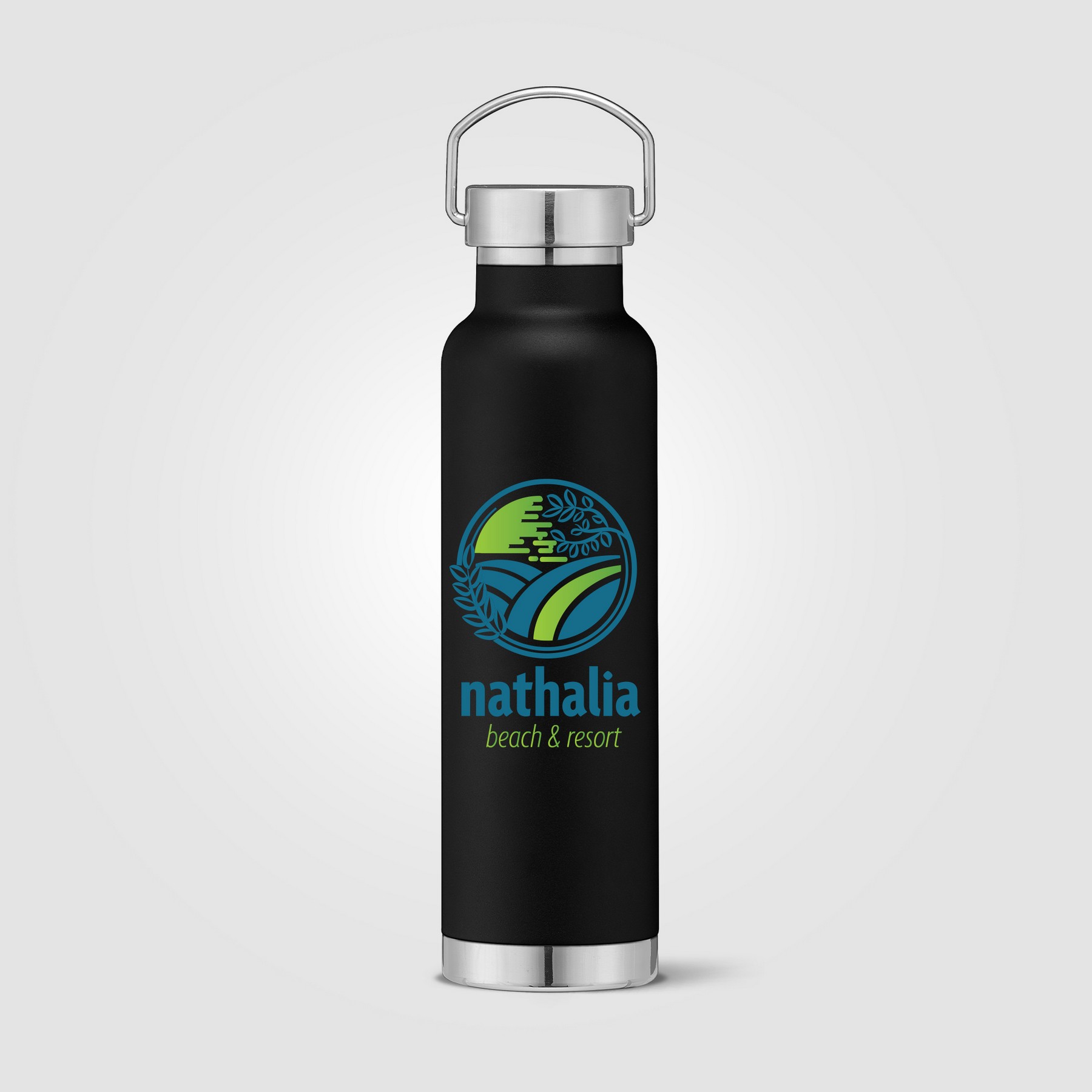 Picture of Apollo - 23 oz. Double Wall Stainless Steel Water Bottle with Lid