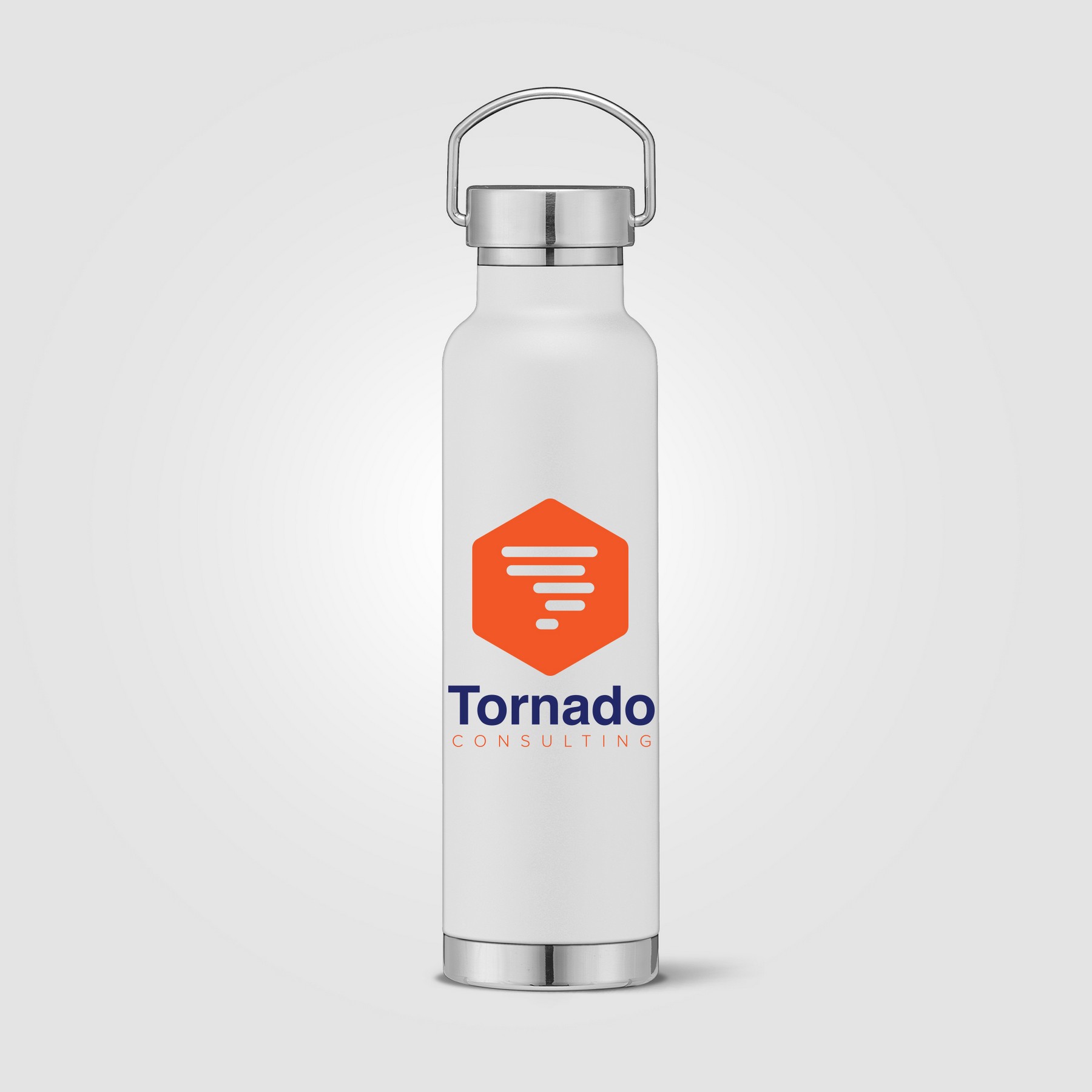 Picture of Apollo - 23 oz. Double Wall Stainless Steel Water Bottle with Lid