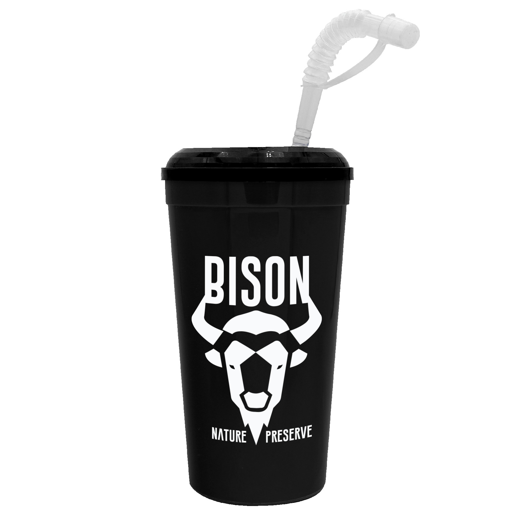 Picture of Garyline® Supersize Stadium Cup with Straw Lid - 32 oz.