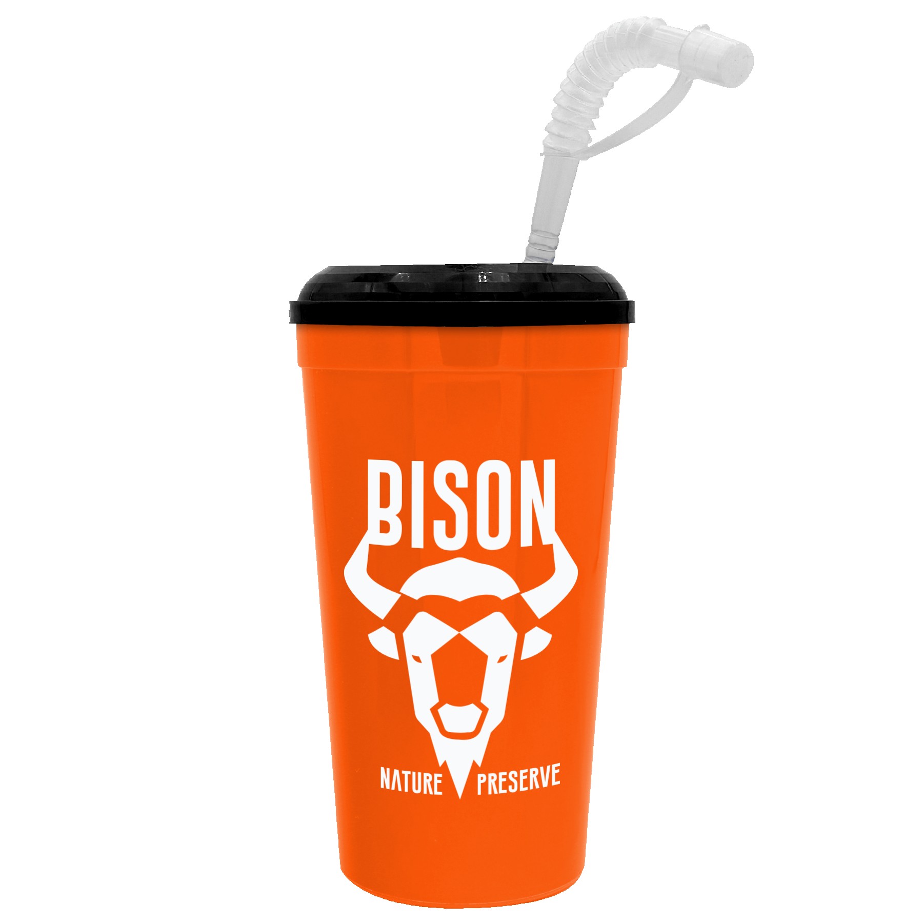 Picture of Garyline® Supersize Stadium Cup with Straw Lid - 32 oz.