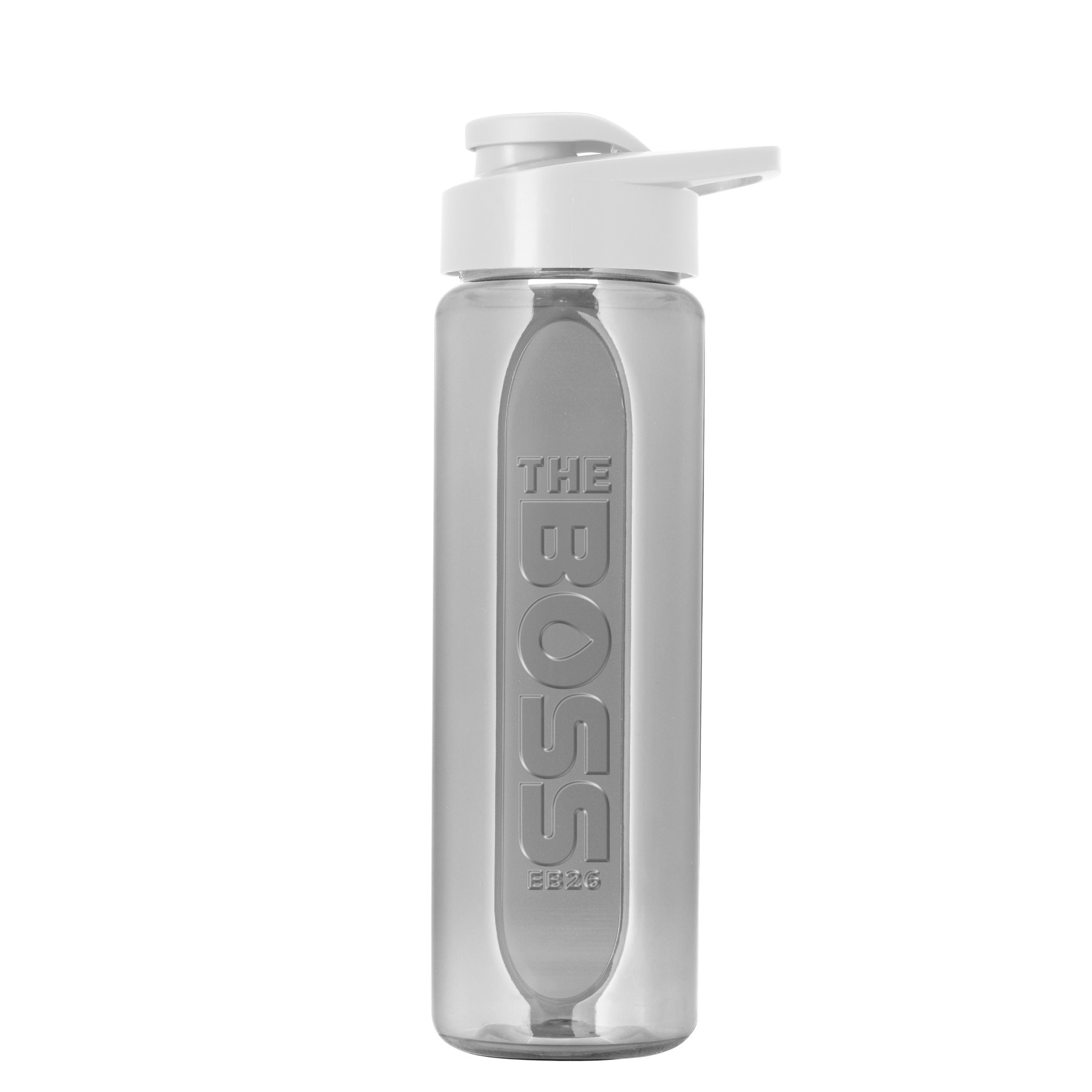 Picture of Garyline® Boss Embossed RPET Bottle with Drink-Thru Lid - 26 oz.