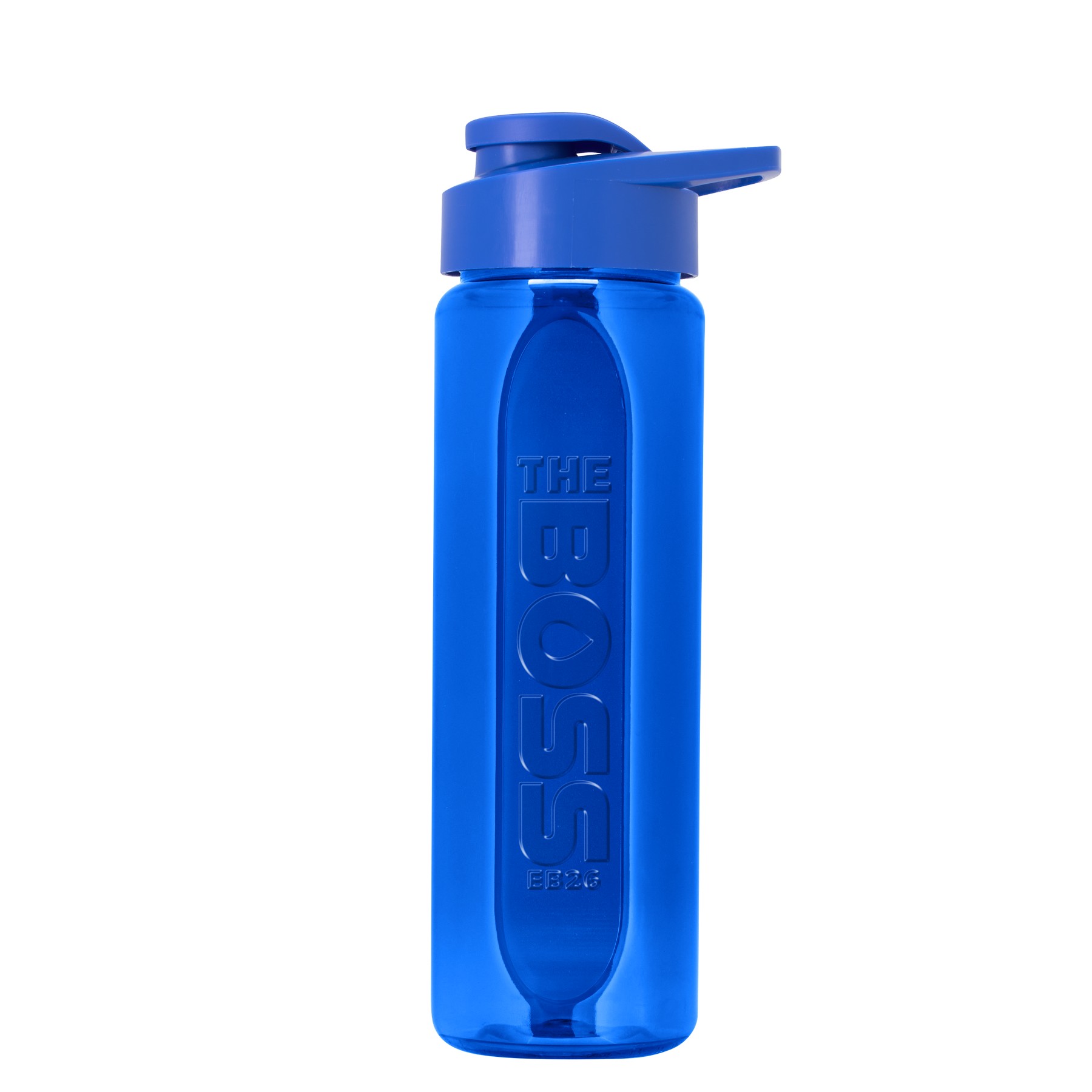 Picture of Garyline® Boss Embossed RPET Bottle with Drink-Thru Lid - 26 oz.