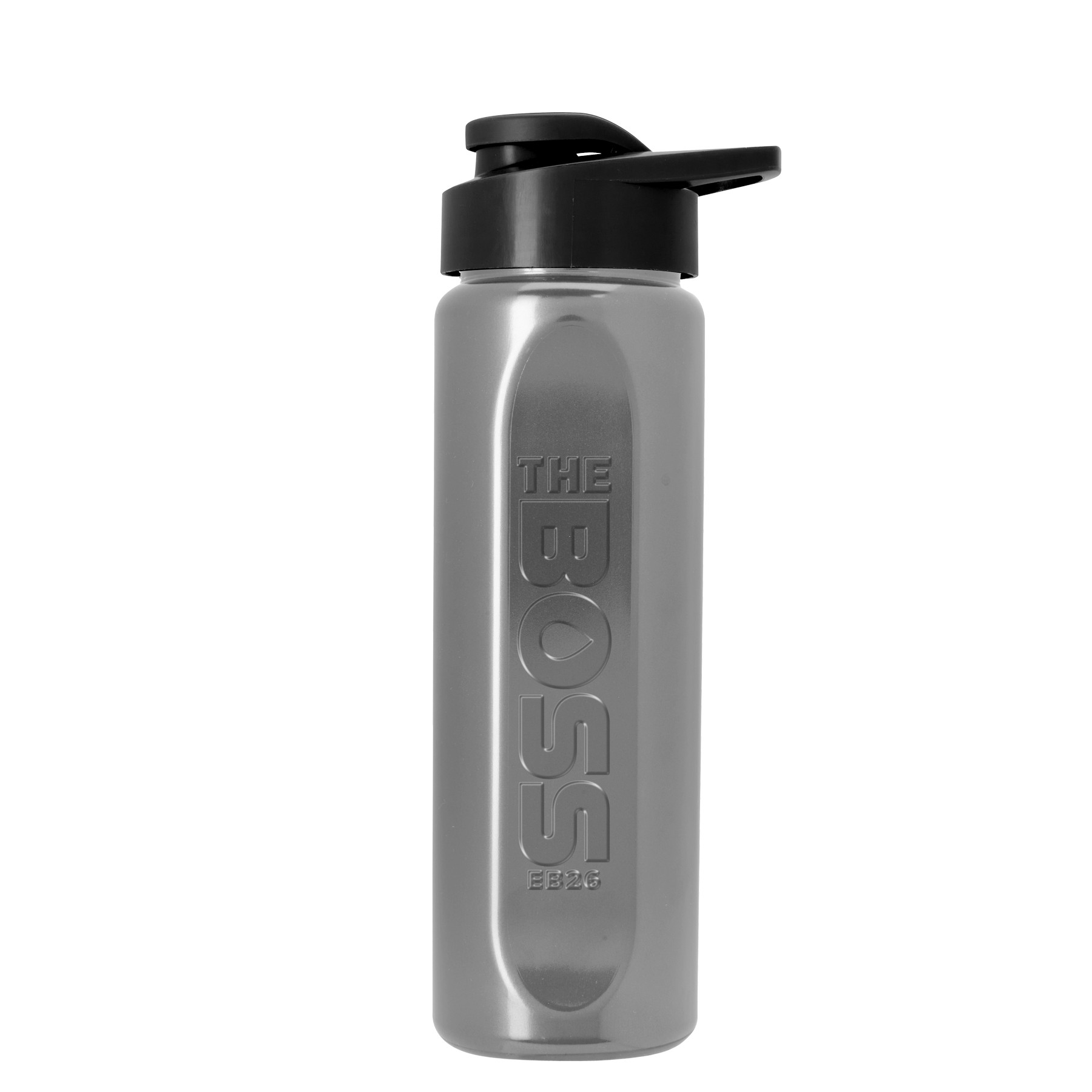 Picture of Garyline® Boss Embossed RPET Bottle with Drink-Thru Lid - 26 oz.