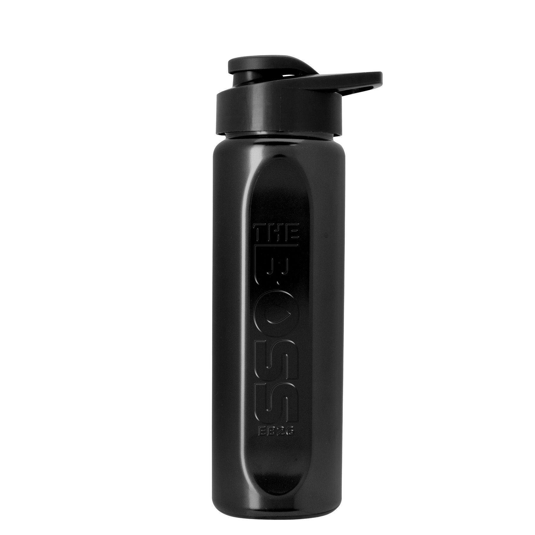 Picture of Garyline® Boss Embossed RPET Bottle with Drink-Thru Lid - 26 oz.