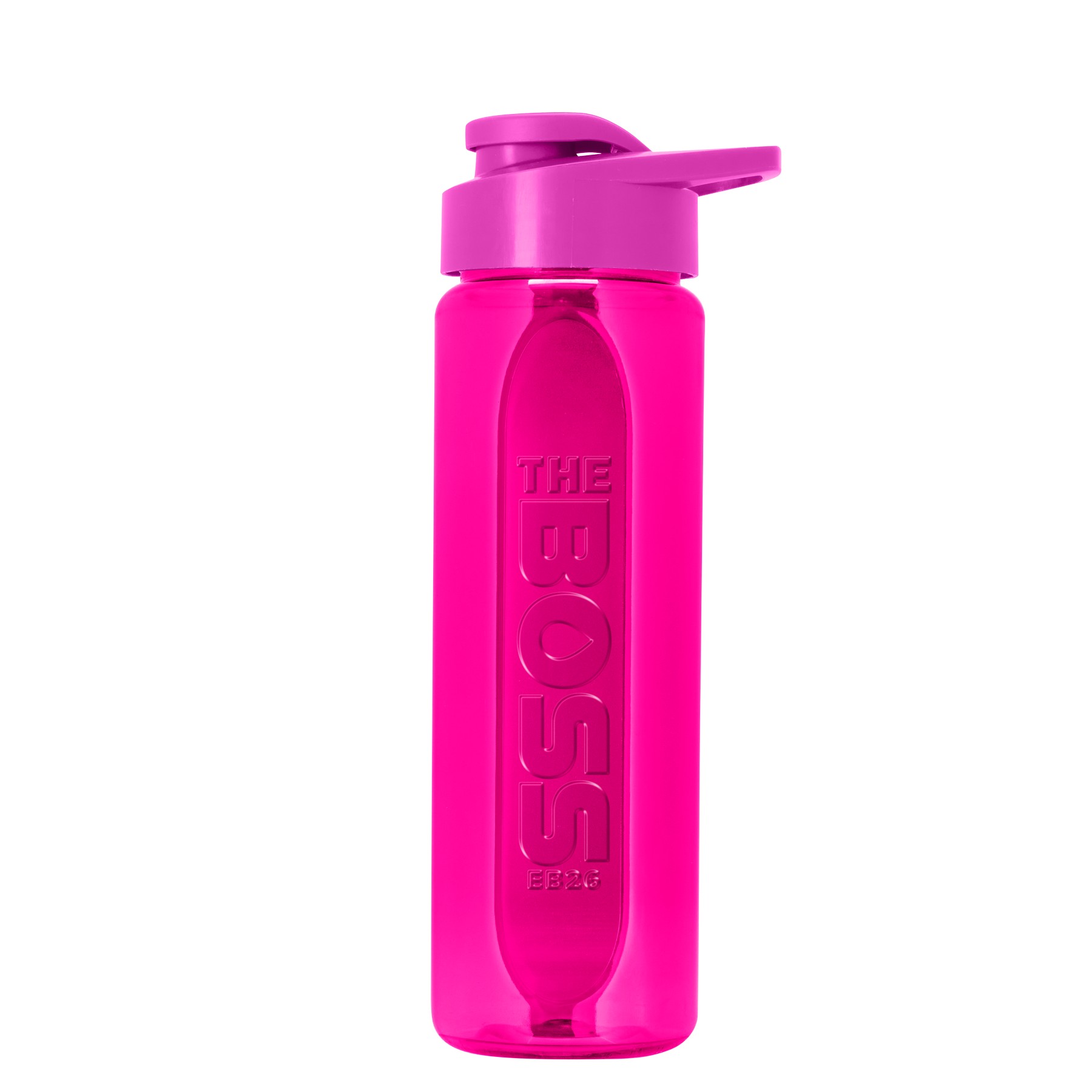 Picture of Garyline® Boss Embossed RPET Bottle with Drink-Thru Lid - 26 oz.