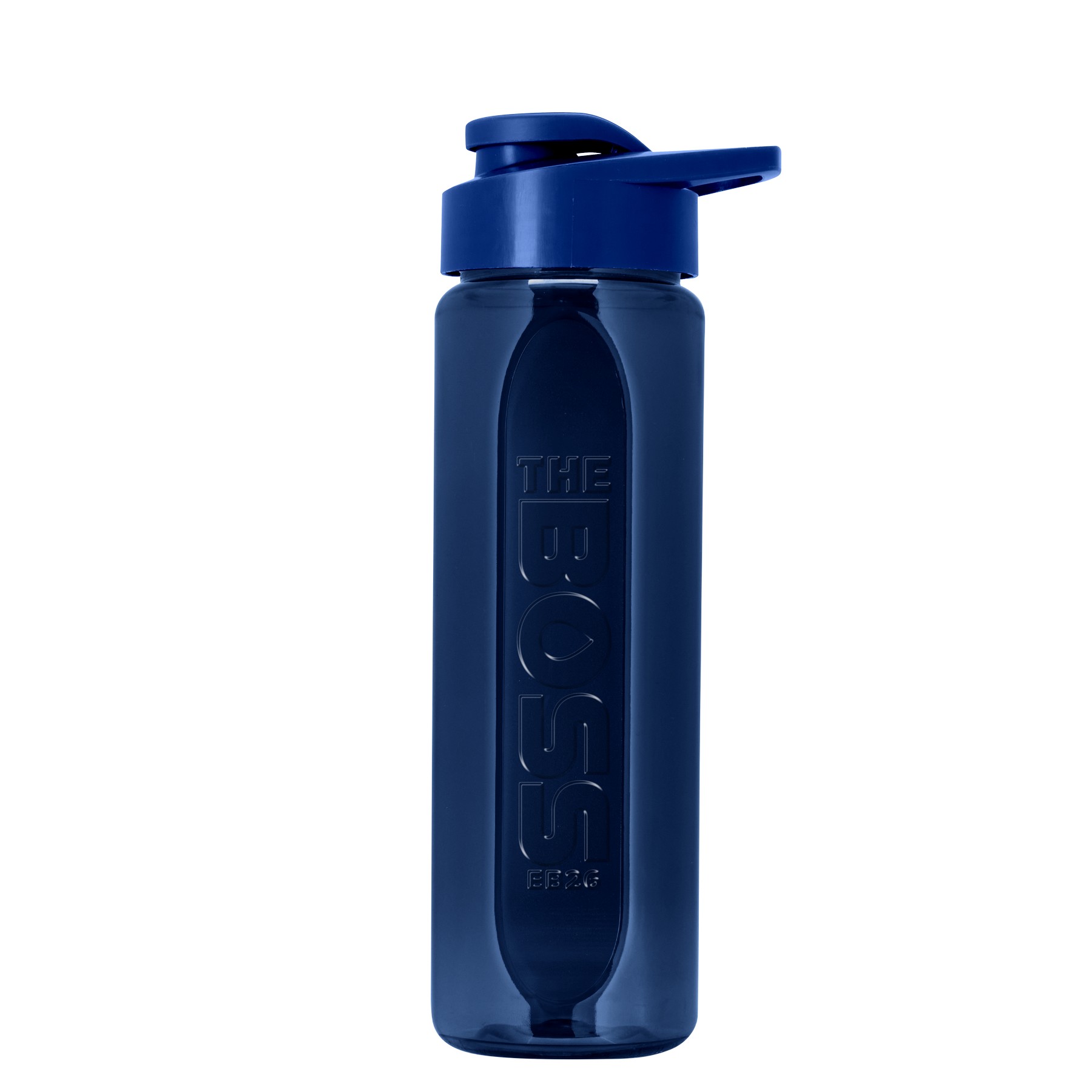 Picture of Garyline® Boss Embossed RPET Bottle with Drink-Thru Lid - 26 oz.