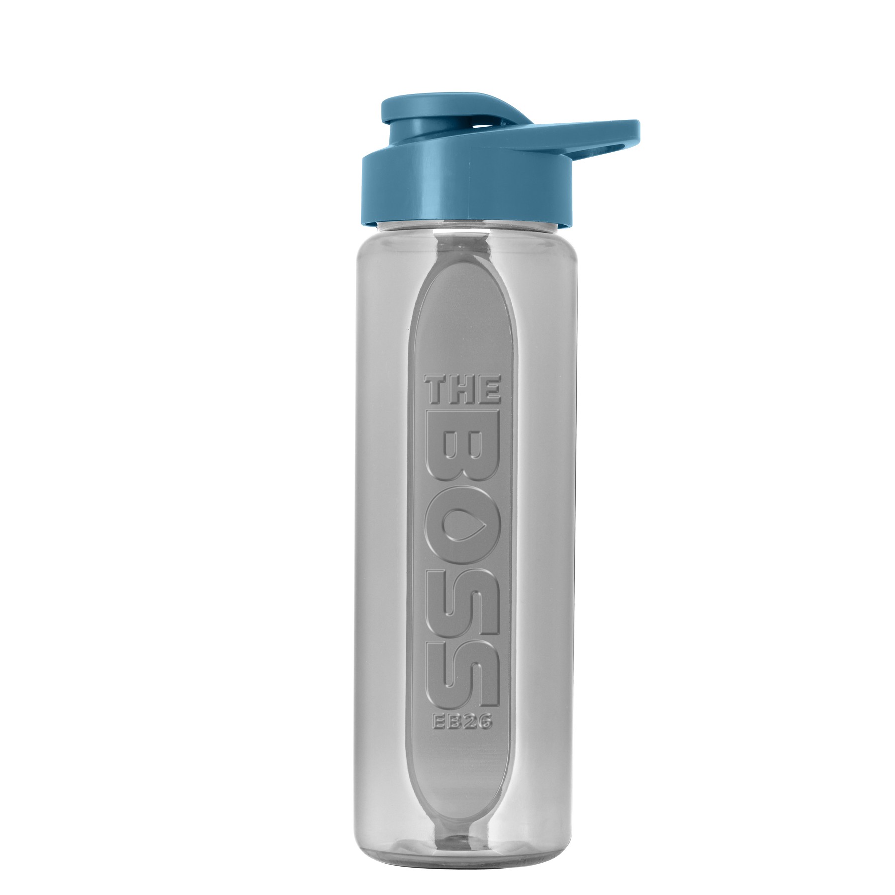 Picture of Garyline® Boss Embossed RPET Bottle with Drink-Thru Lid - 26 oz.