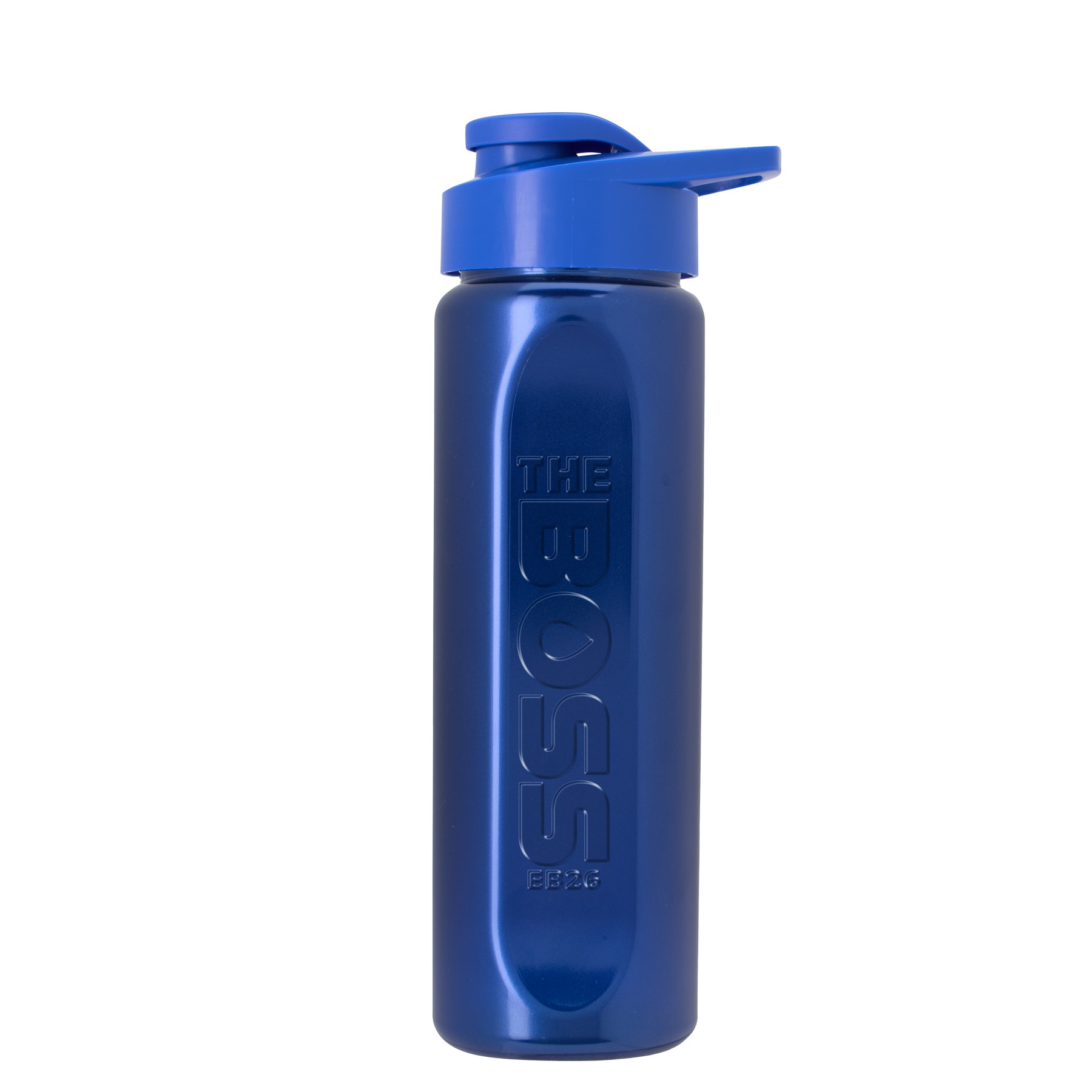 Picture of Garyline® Boss Embossed RPET Bottle with Drink-Thru Lid - 26 oz.