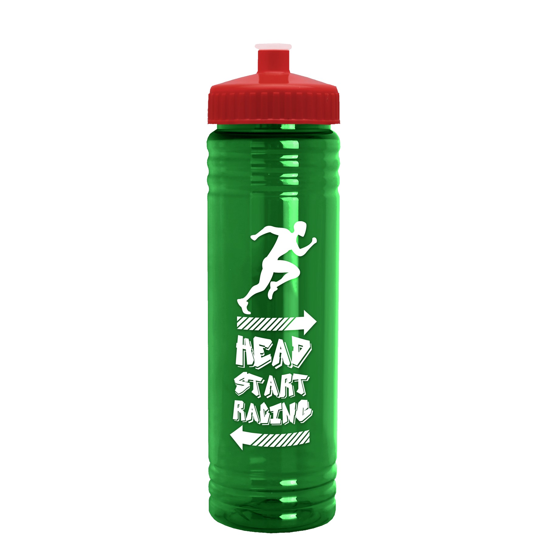 Picture of Garyline® Slim Fit RPET Bottle with Push-Pull Lid - 24 oz.