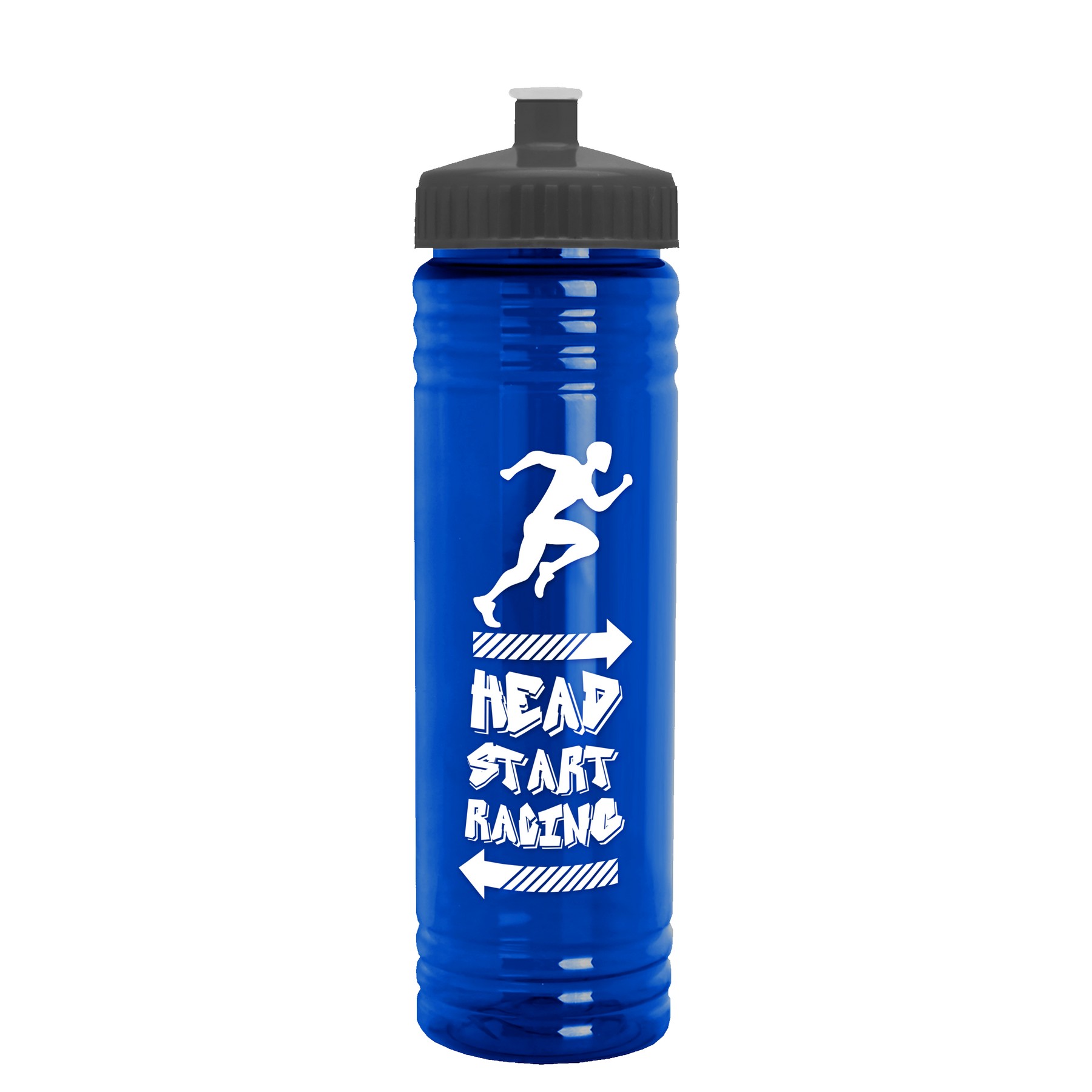 Picture of Garyline® Slim Fit RPET Bottle with Push-Pull Lid - 24 oz.