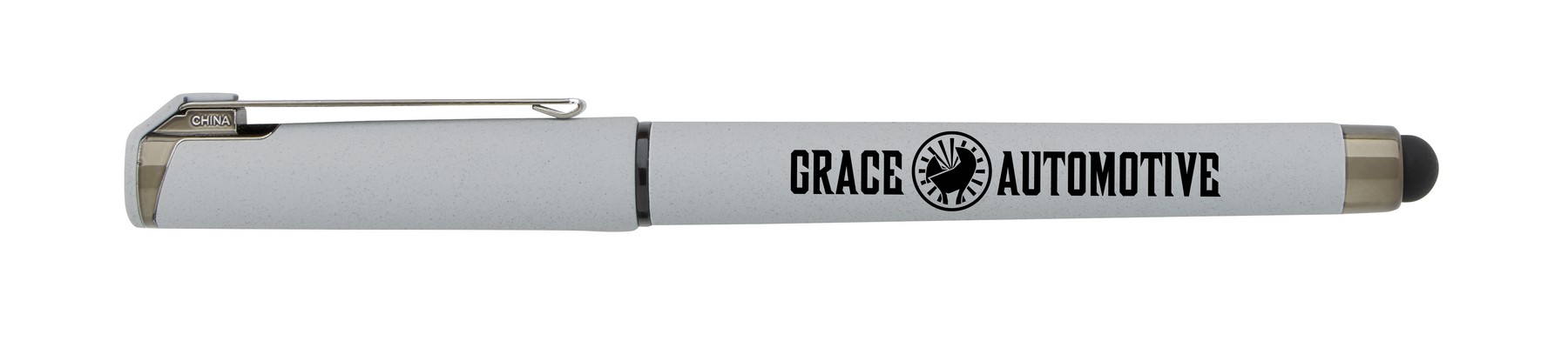 Picture of Good Value™ Cali Stylus Gunmetal Suede RABS Pen