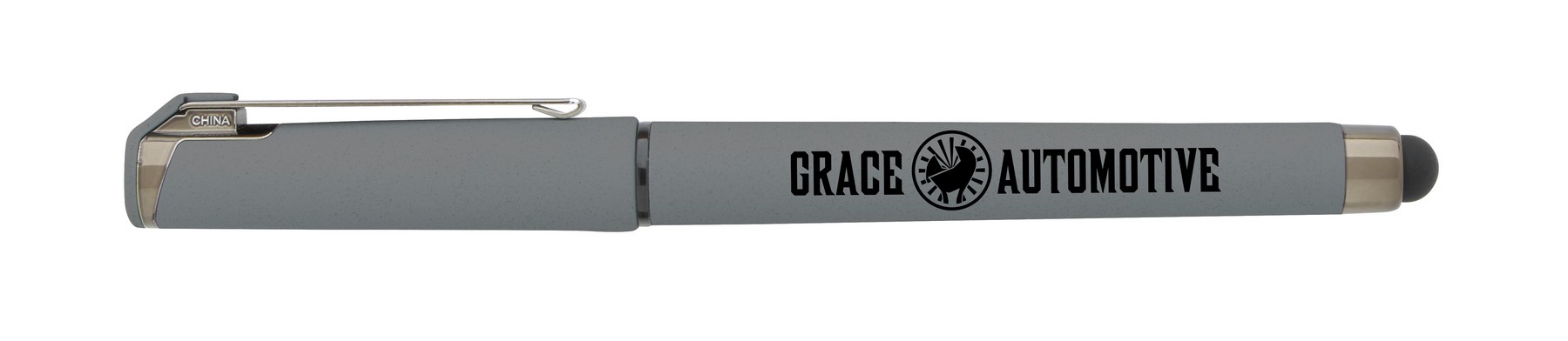 Picture of Good Value™ Cali Stylus Gunmetal Suede RABS Pen