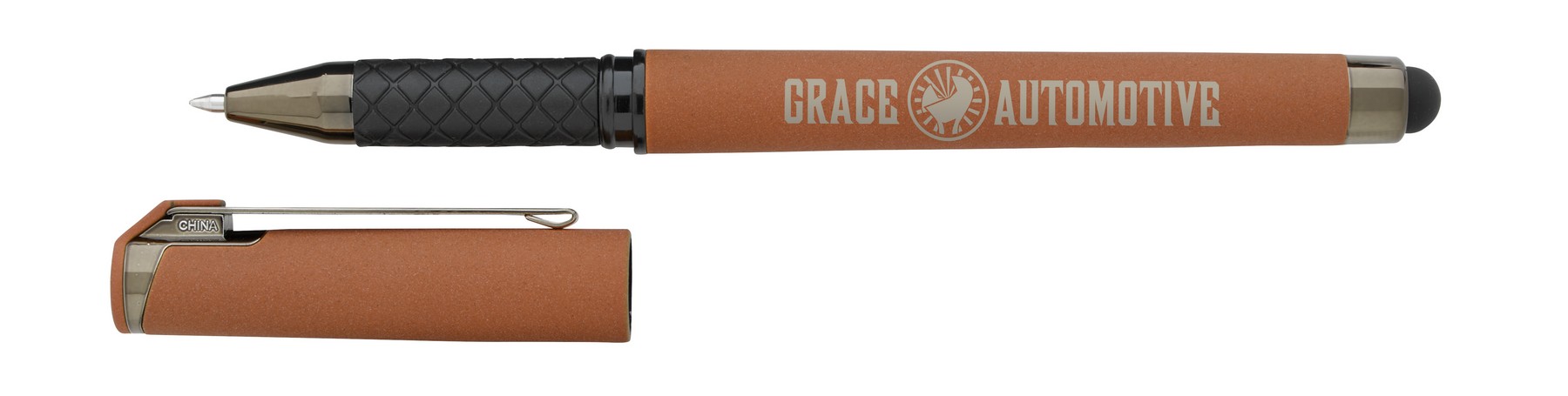 Picture of Good Value™ Cali Stylus Gunmetal Suede RABS Pen