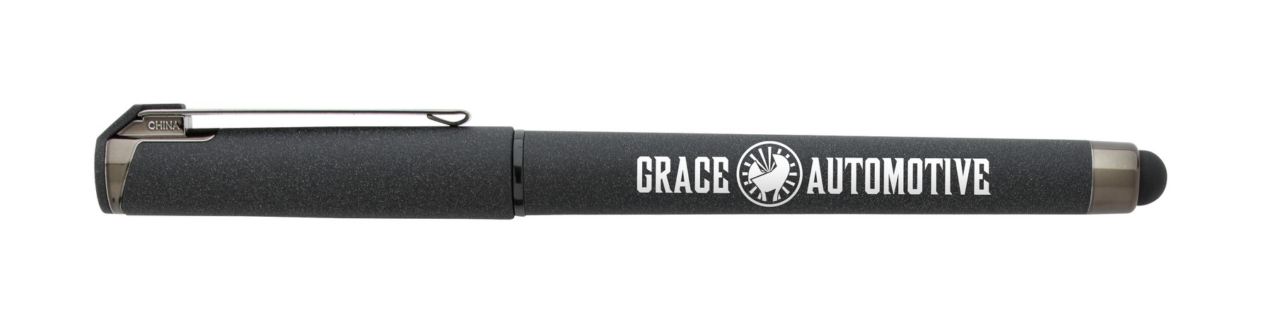 Picture of Good Value™ Cali Stylus Gunmetal Suede RABS Pen