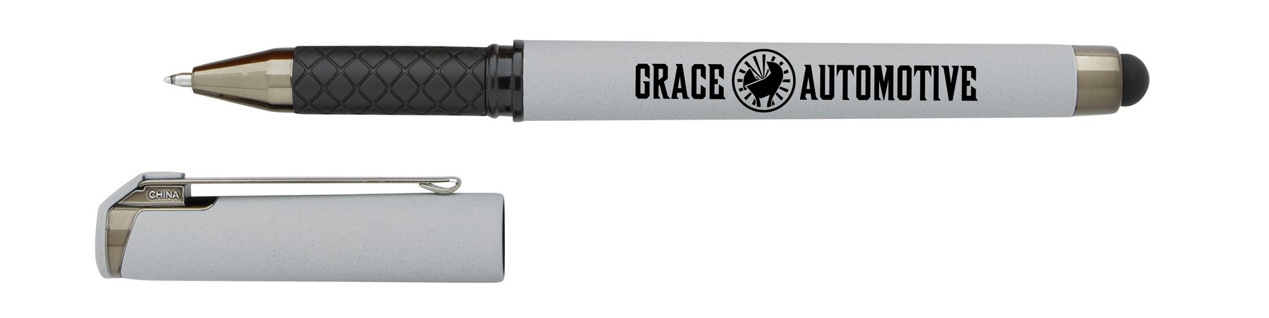 Picture of Good Value™ Cali Stylus Gunmetal Suede RABS Pen