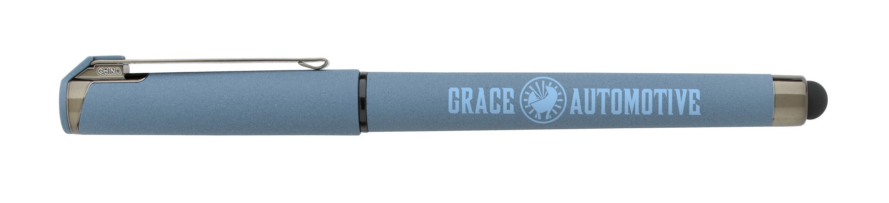 Picture of Good Value™ Cali Stylus Gunmetal Suede RABS Pen