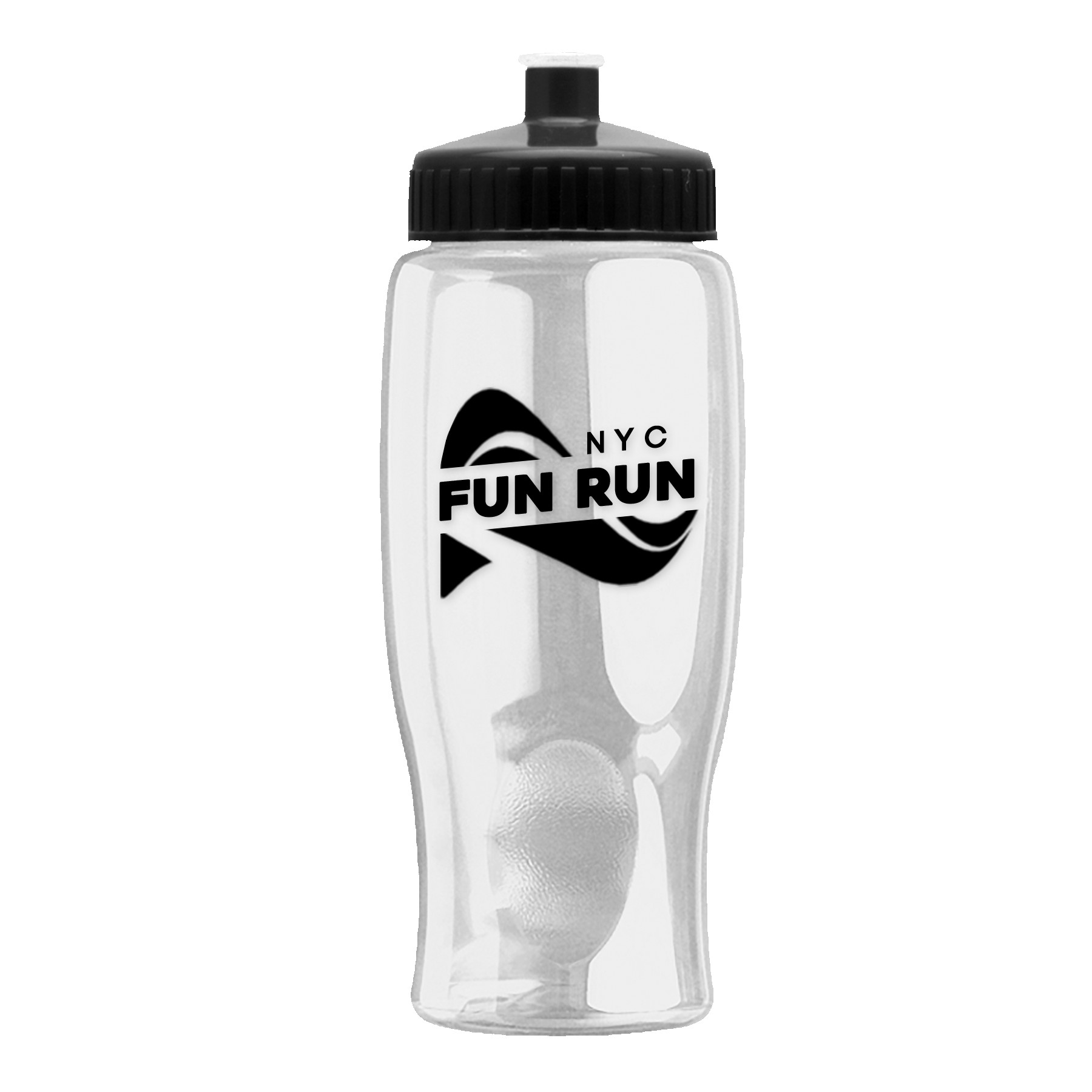 Picture of Garyline® Poly+ Bottle with Push-Pull Lid - 27 oz.