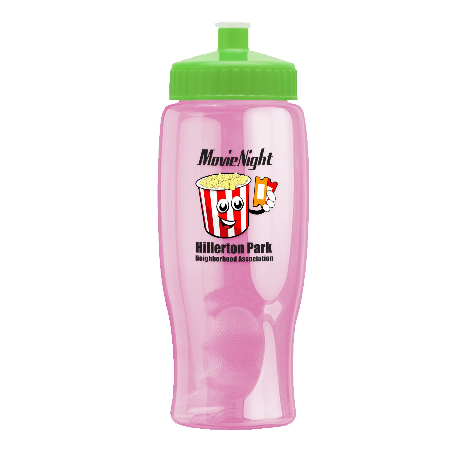 Picture of Garyline® Poly+ Bottle with Push-Pull Lid - 27 oz.