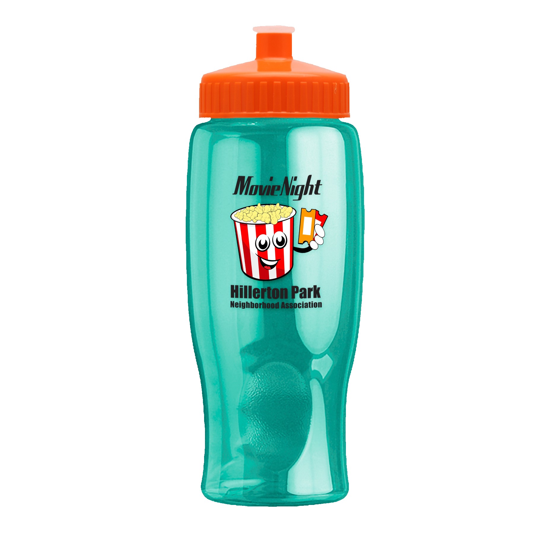 Picture of Garyline® Poly+ Bottle with Push-Pull Lid - 27 oz.