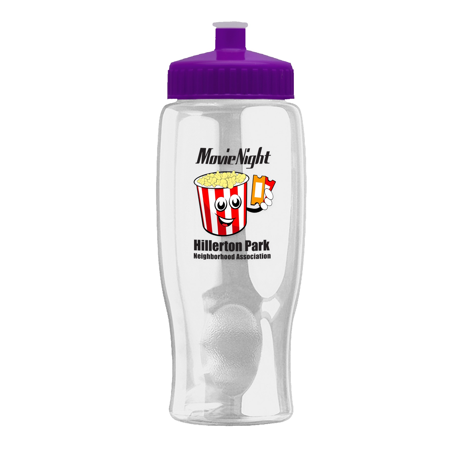 Picture of Garyline® Poly+ Bottle with Push-Pull Lid - 27 oz.