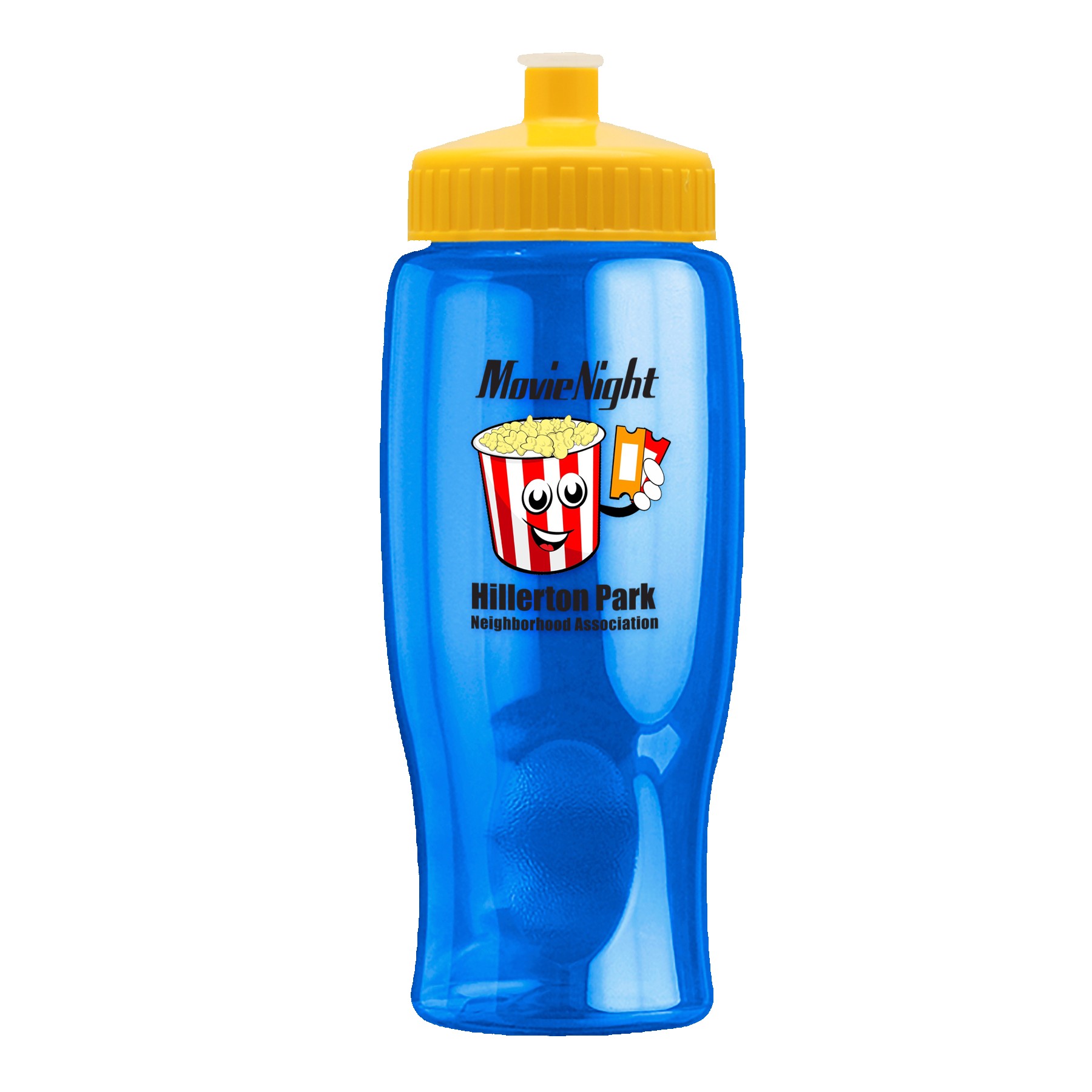 Picture of Garyline® Poly+ Bottle with Push-Pull Lid - 27 oz.