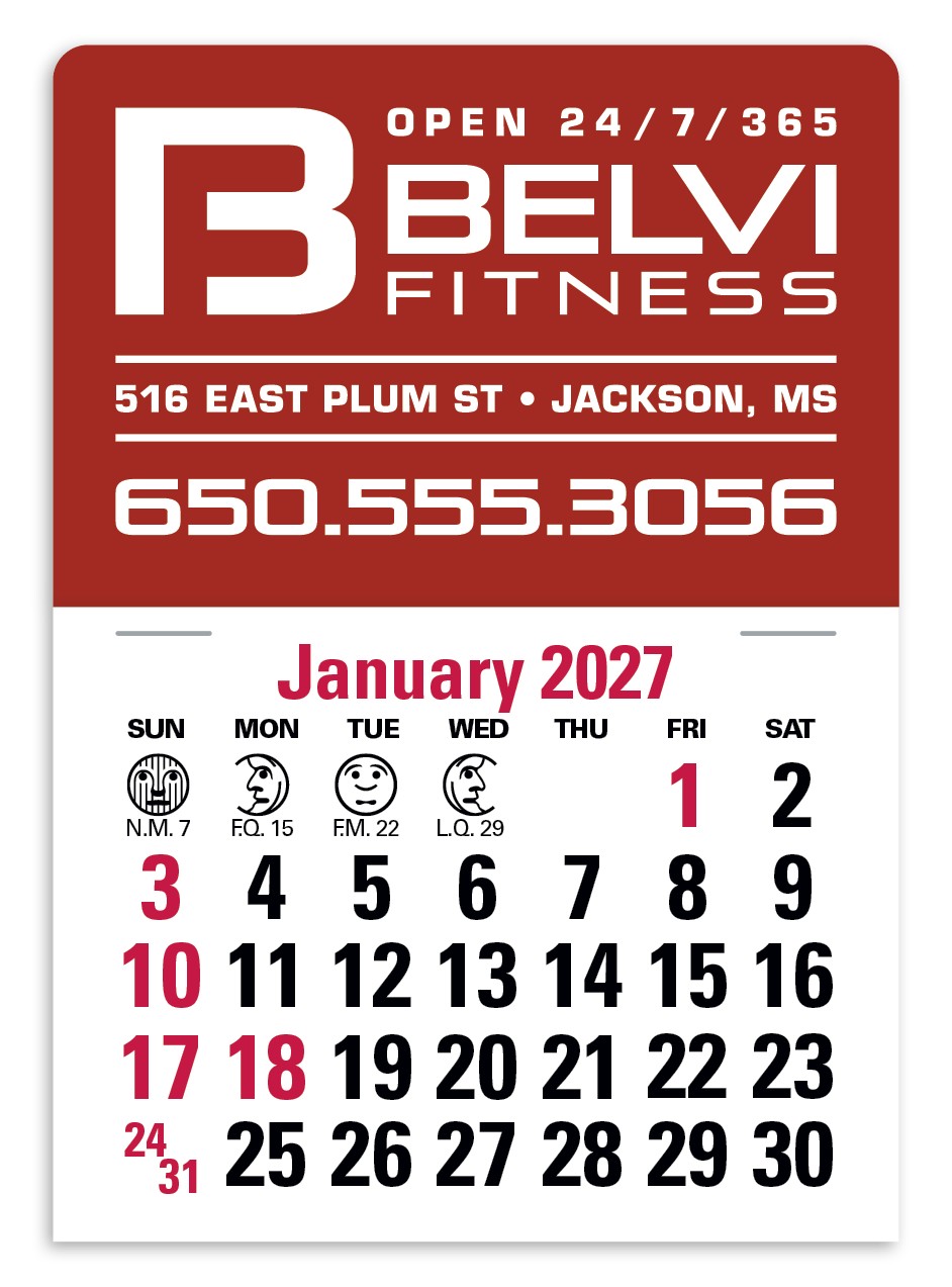 Picture of Triumph® Calendars Press-N-Stick Standard Calendar