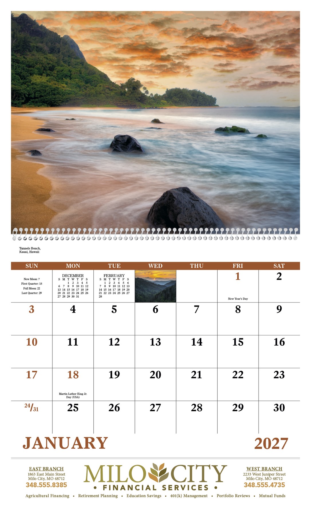 Picture of Good Value™ Landscapes of America - Spiral Calendar