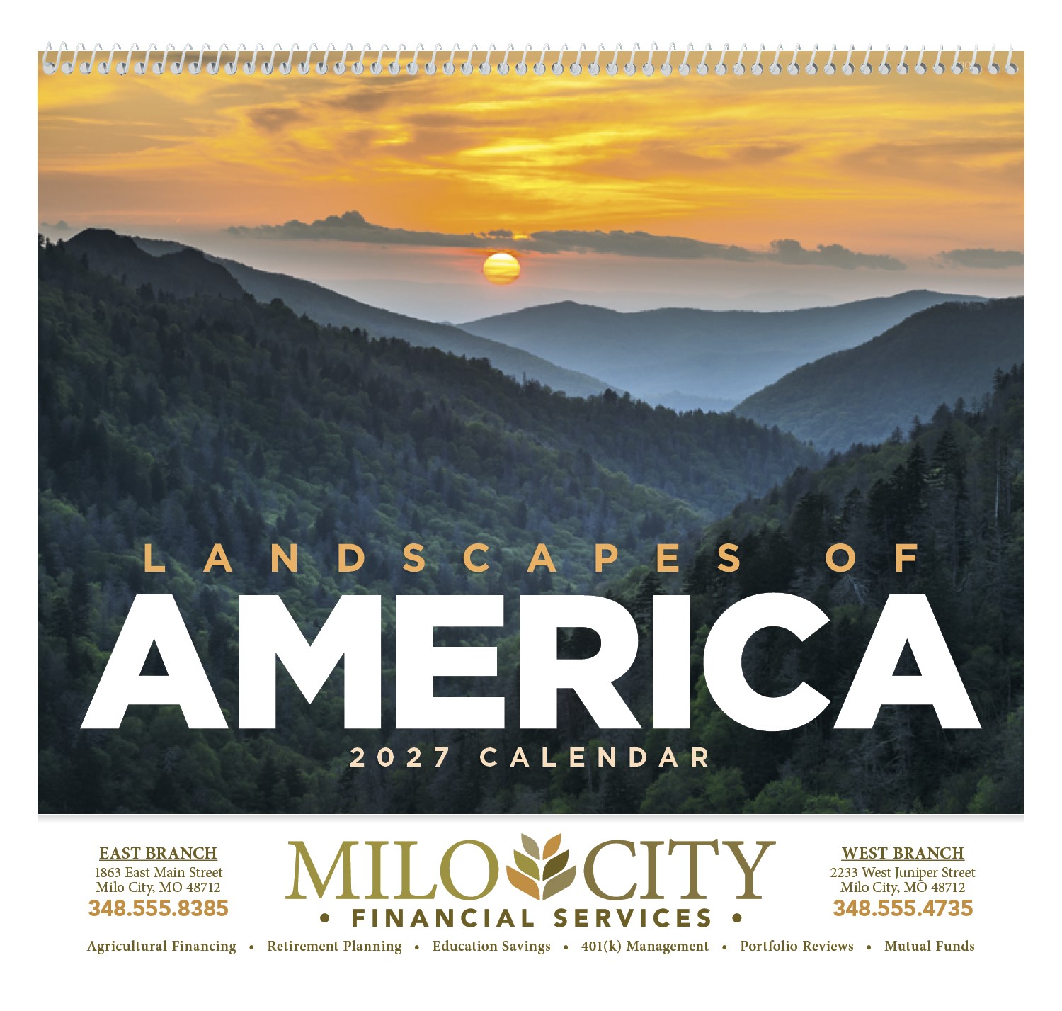 Picture of Good Value™ Landscapes of America - Spiral Calendar