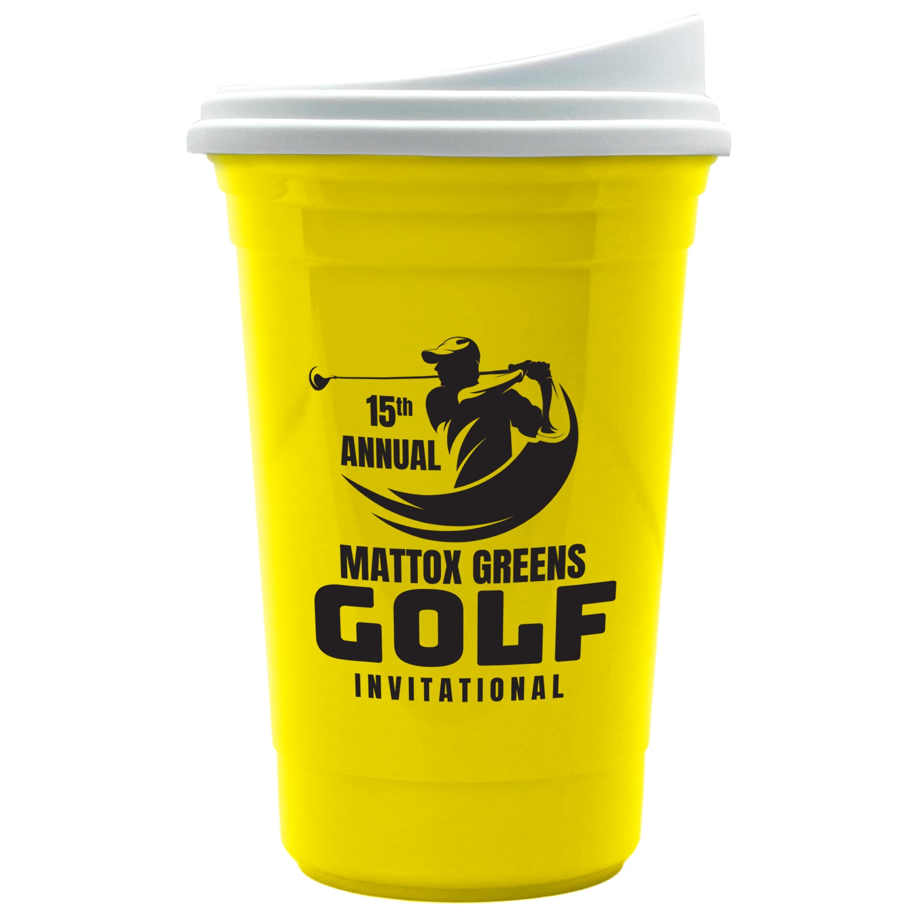 Picture of Garyline® Varsity Double-Wall Tumbler with Liner and Slider Lid - 16 oz.