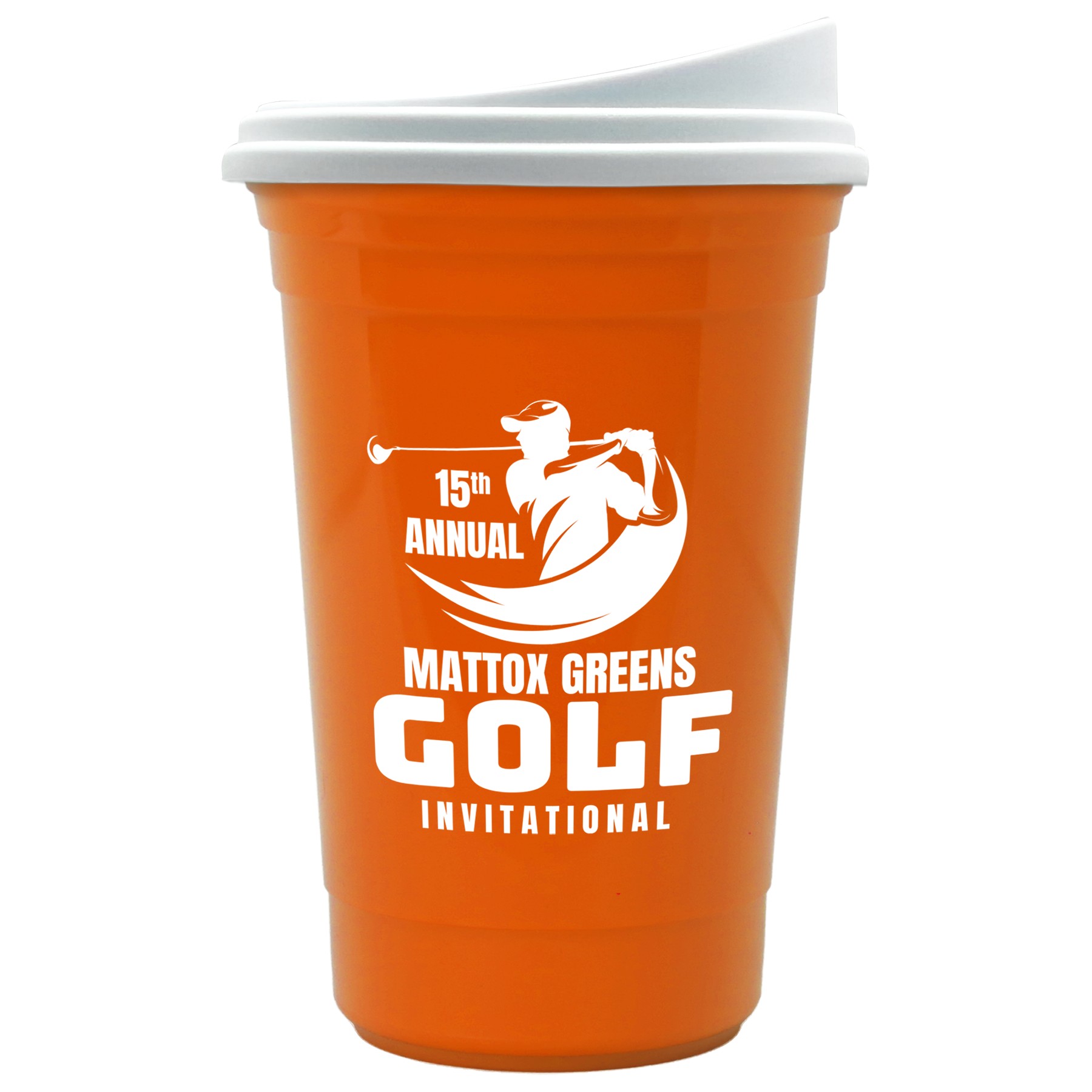 Picture of Garyline® Varsity Double-Wall Tumbler with Liner and Slider Lid - 16 oz.