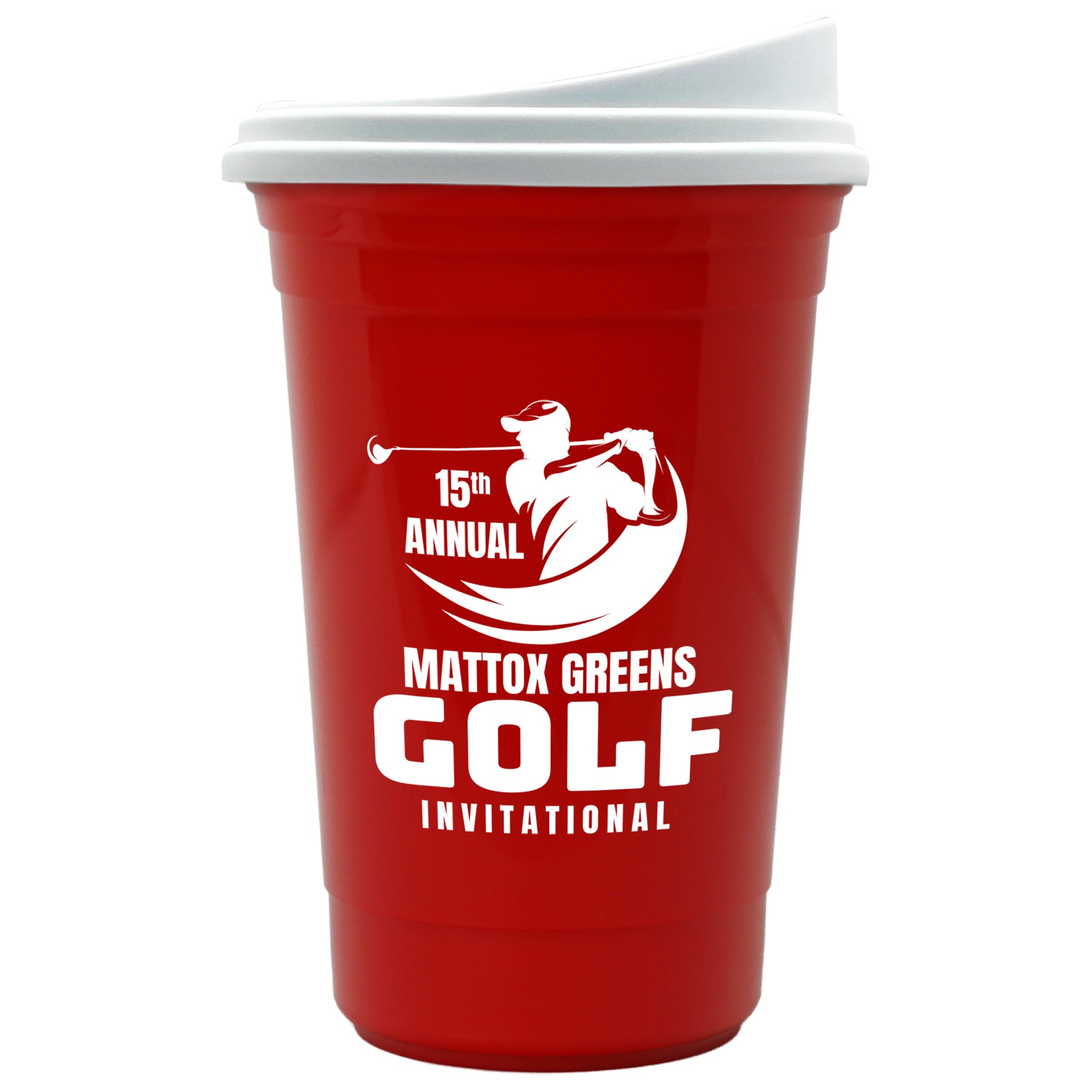 Picture of Garyline® Varsity Double-Wall Tumbler with Liner and Slider Lid - 16 oz.