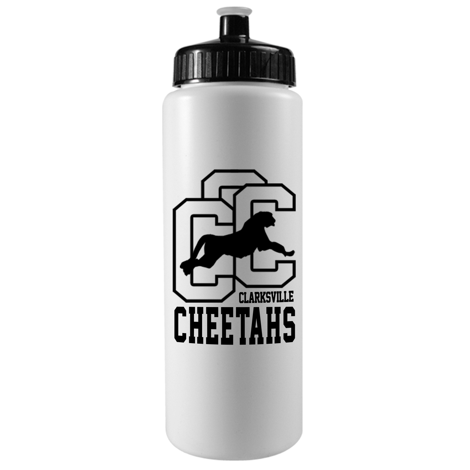 Picture of 32 Oz. Sports Quart Bottle w/Push Pull Cap (White Or Frost)
