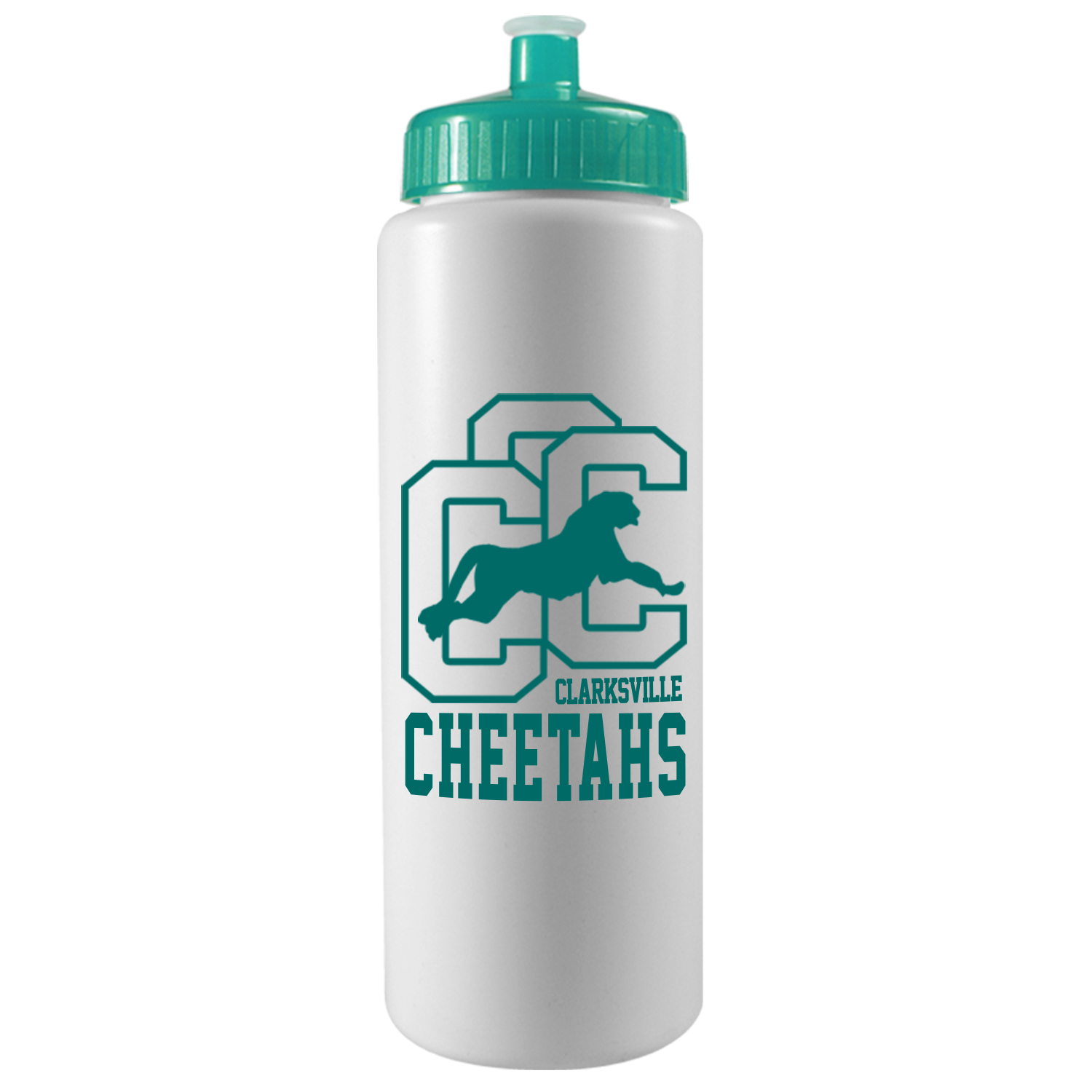 Picture of 32 Oz. Sports Quart Bottle w/Push Pull Cap (White Or Frost)