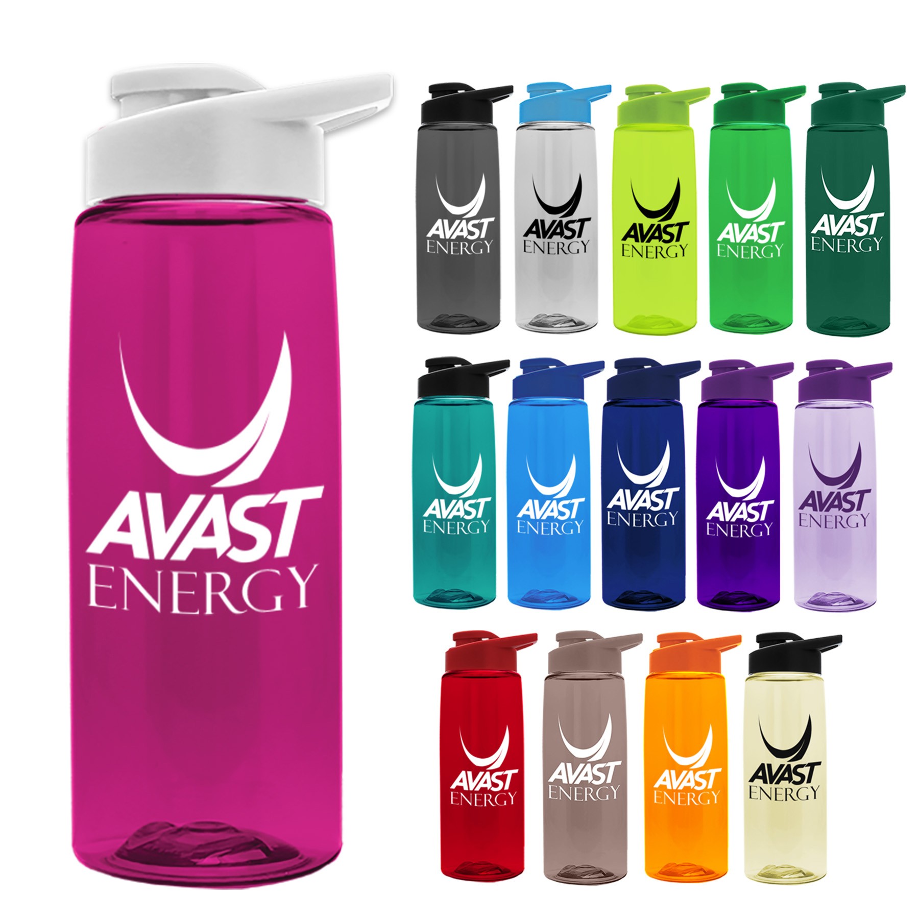 Picture of Garyline® Flair Tritan® Bottle with Drink-Thru Lid - 26 oz.