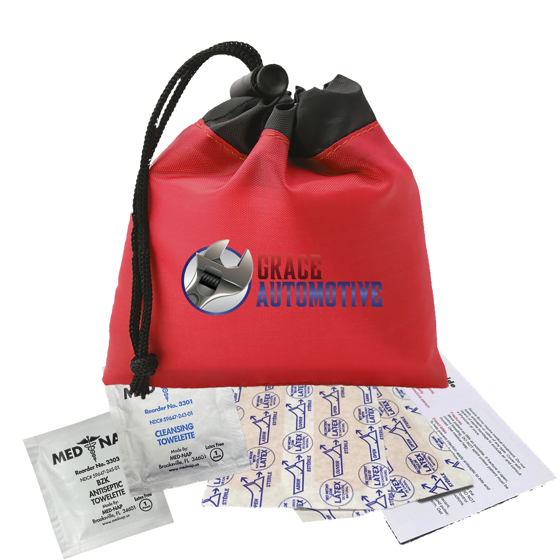 Picture of Garyline® Cinch Pouch First Aid Kit - 7 Piece
