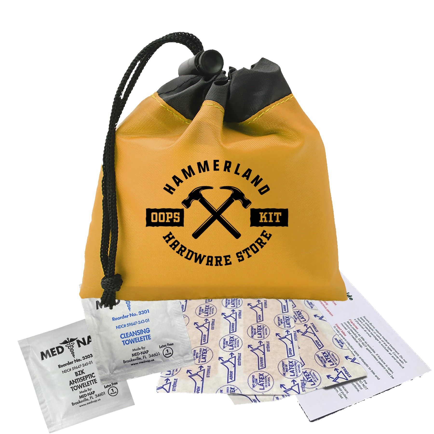 Picture of Garyline® Cinch Pouch First Aid Kit - 7 Piece