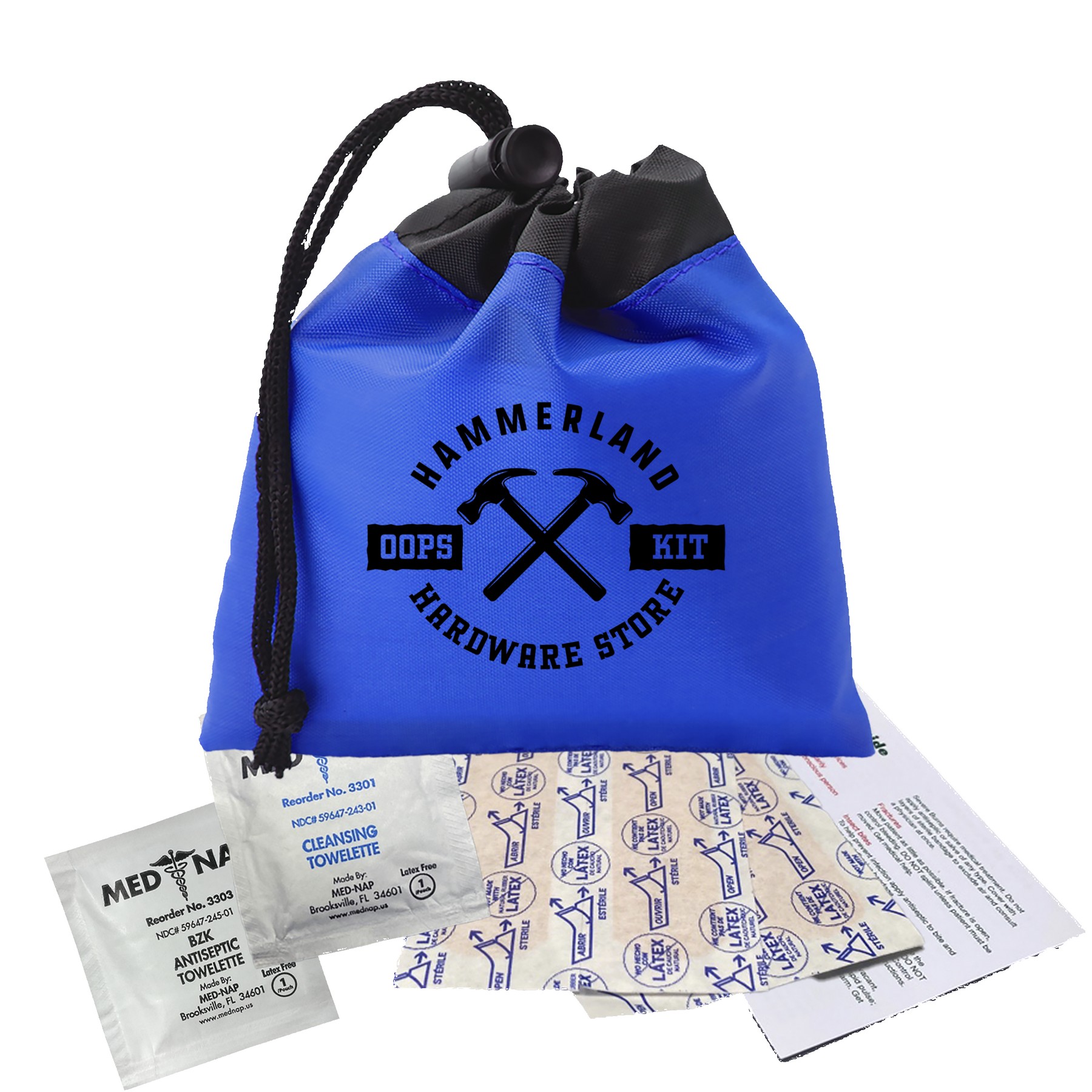 Picture of Garyline® Cinch Pouch First Aid Kit - 7 Piece