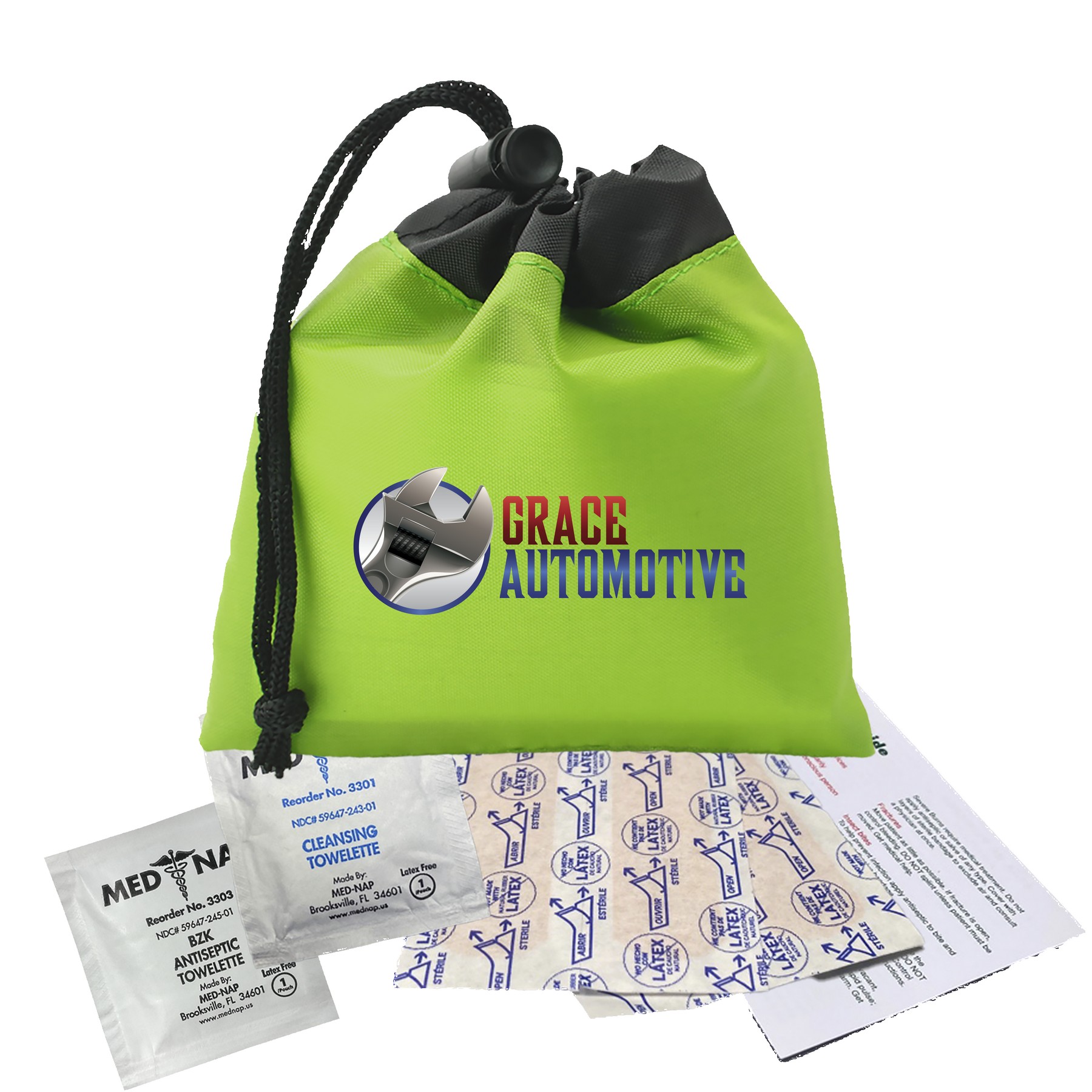 Picture of Garyline® Cinch Pouch First Aid Kit - 7 Piece