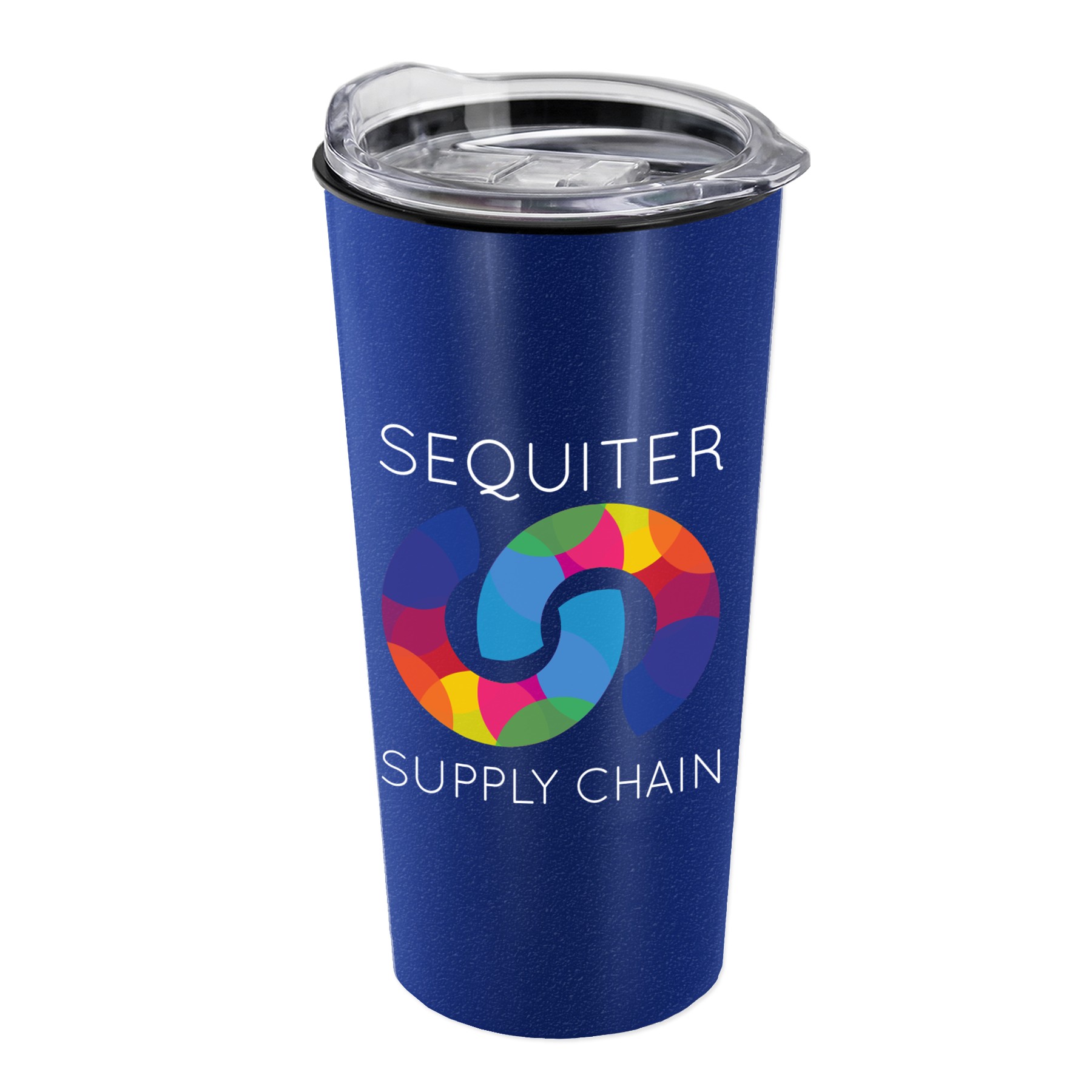 Picture of Garyline® Explore Metallic Travel Tumbler with Slider Lid - 18 oz.