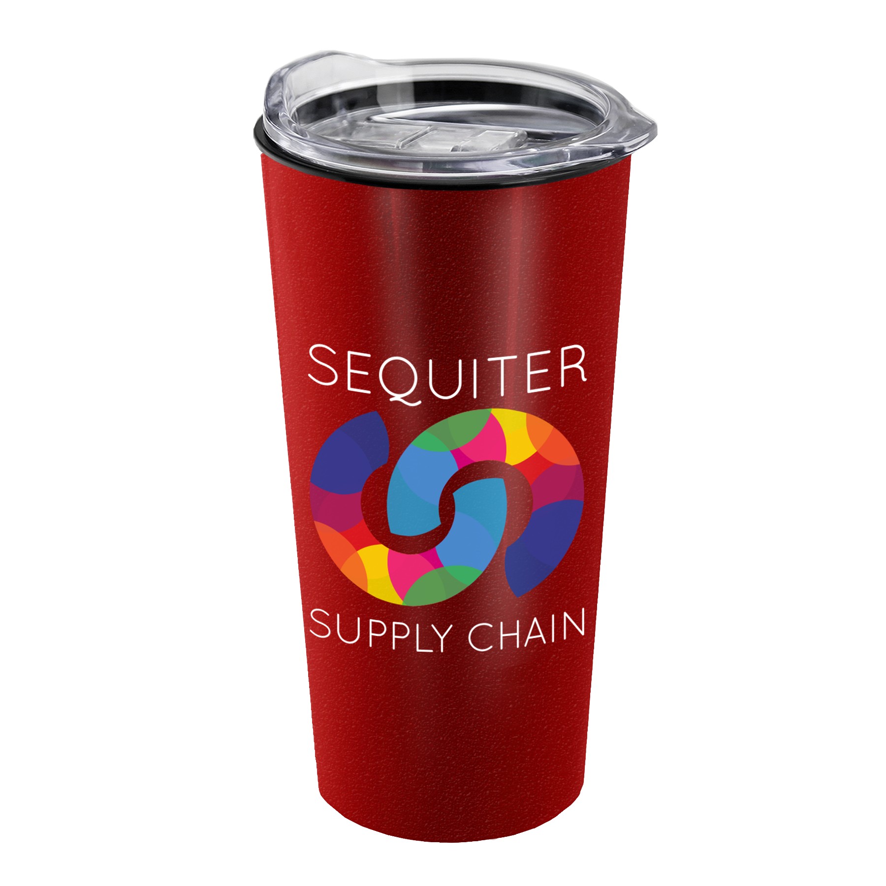 Picture of Garyline® Explore Metallic Travel Tumbler with Slider Lid - 18 oz.